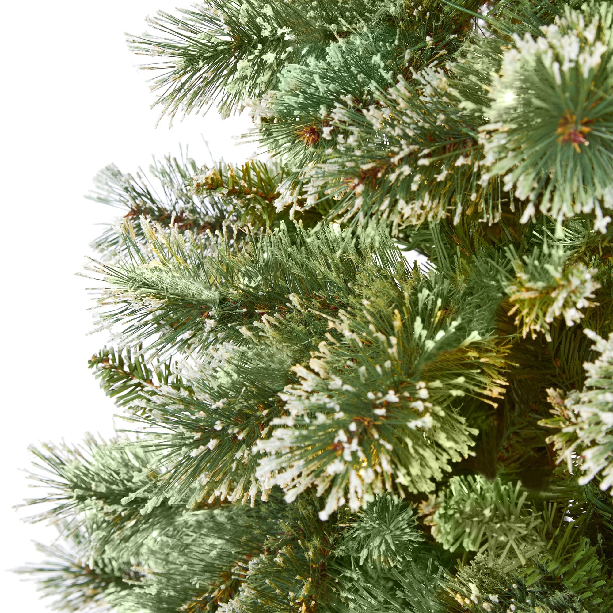 7’ Wisconsin Slim Snow Tip Pine Artificial Christmas Tree with 652 Bendable Branches - Image 3