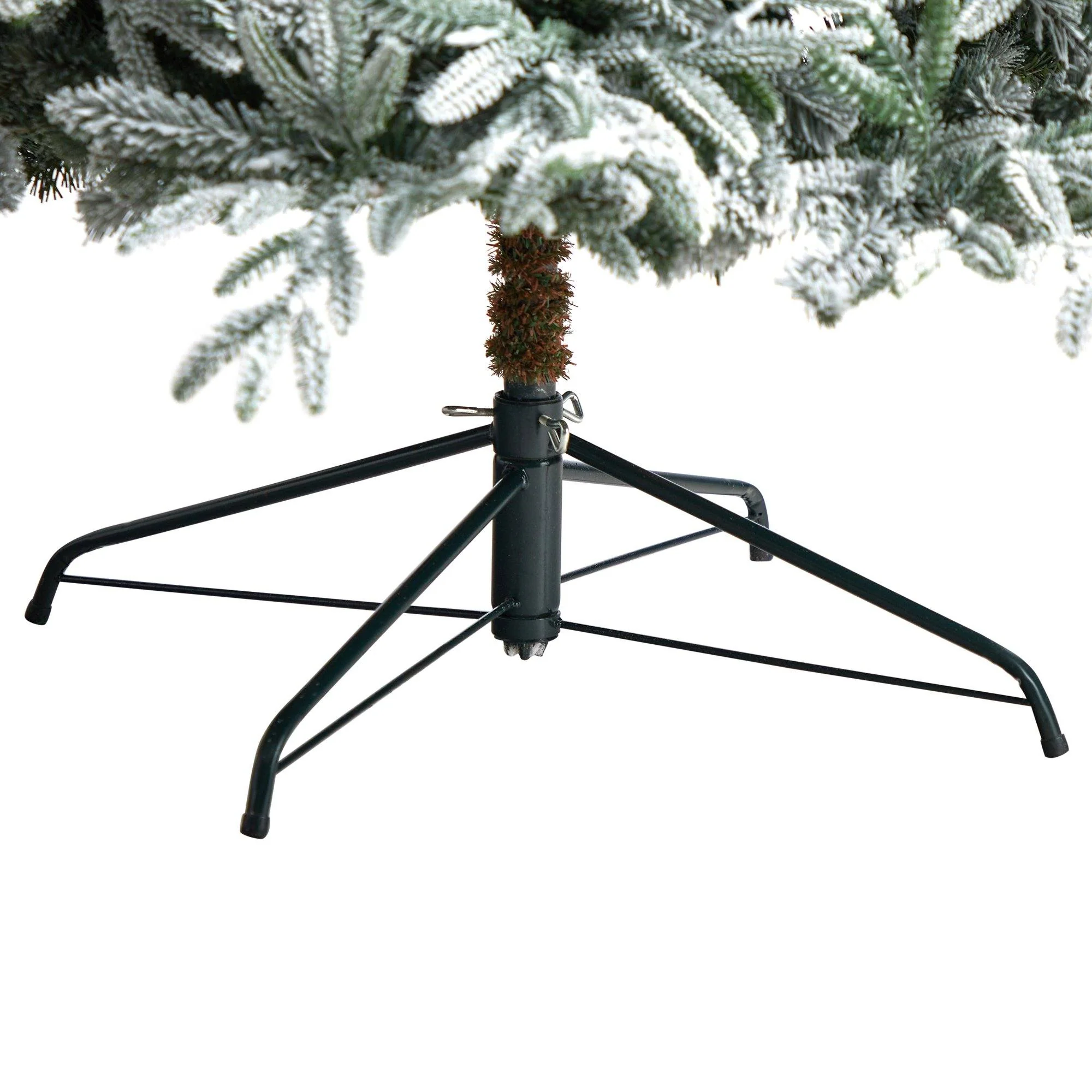 8.5’ Flocked Manchester Spruce Artificial Christmas Tree with 550 Lights and 1317 Bendable Branches - Image 6