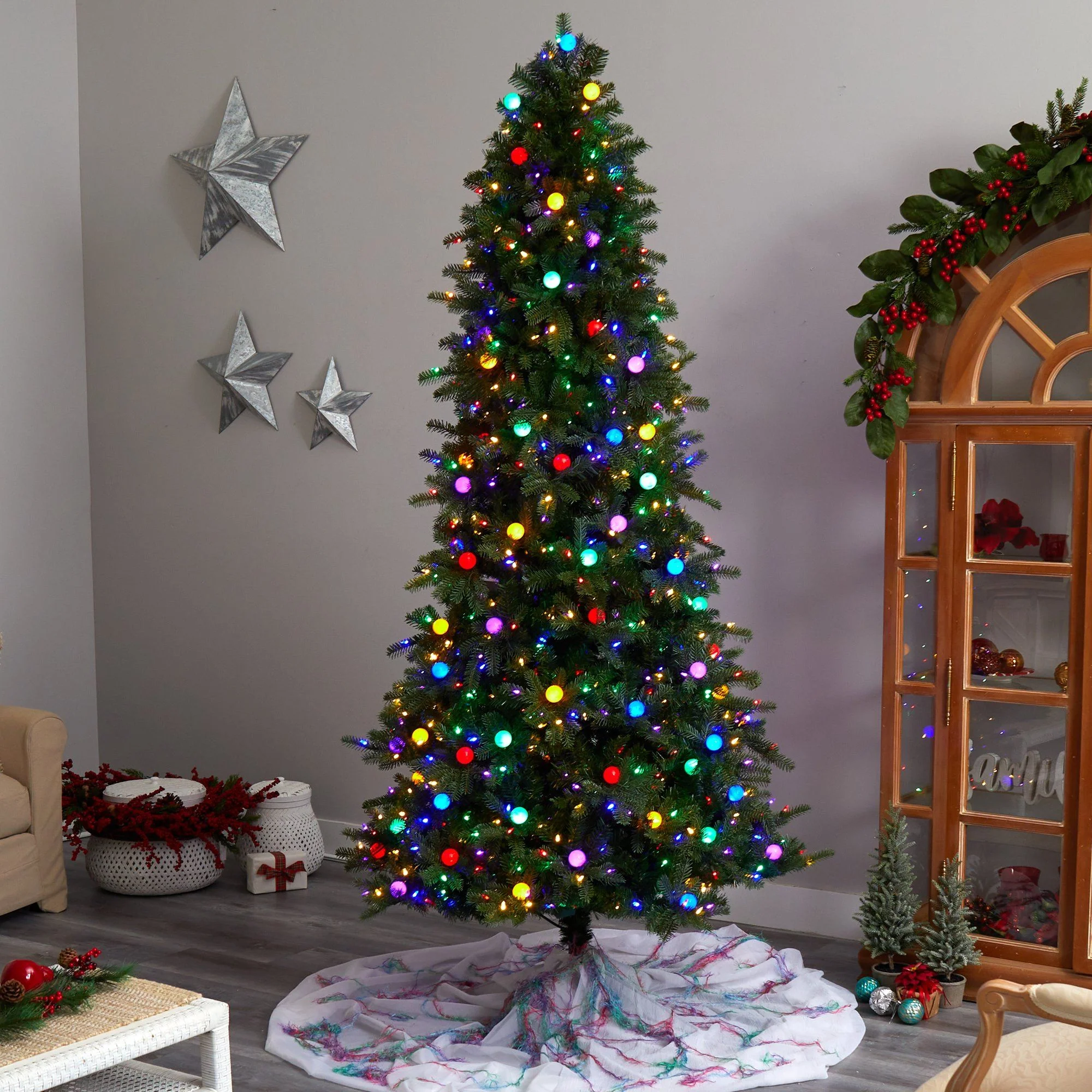 8.5' Montana Mountain Fir Artificial Christmas Tree - Image 7