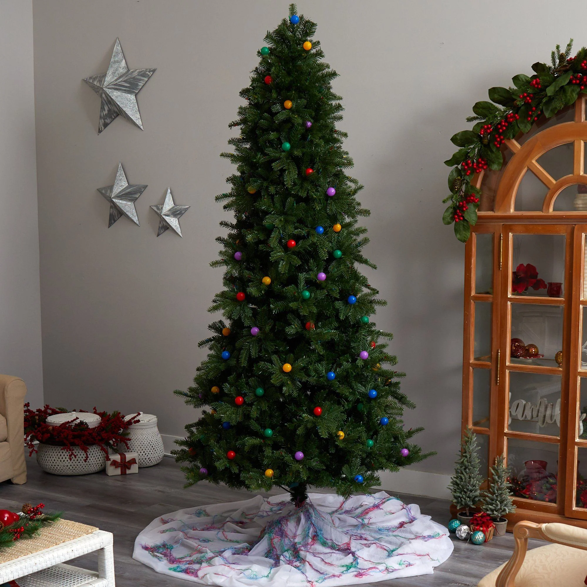 8.5' Montana Mountain Fir Artificial Christmas Tree - Image 8