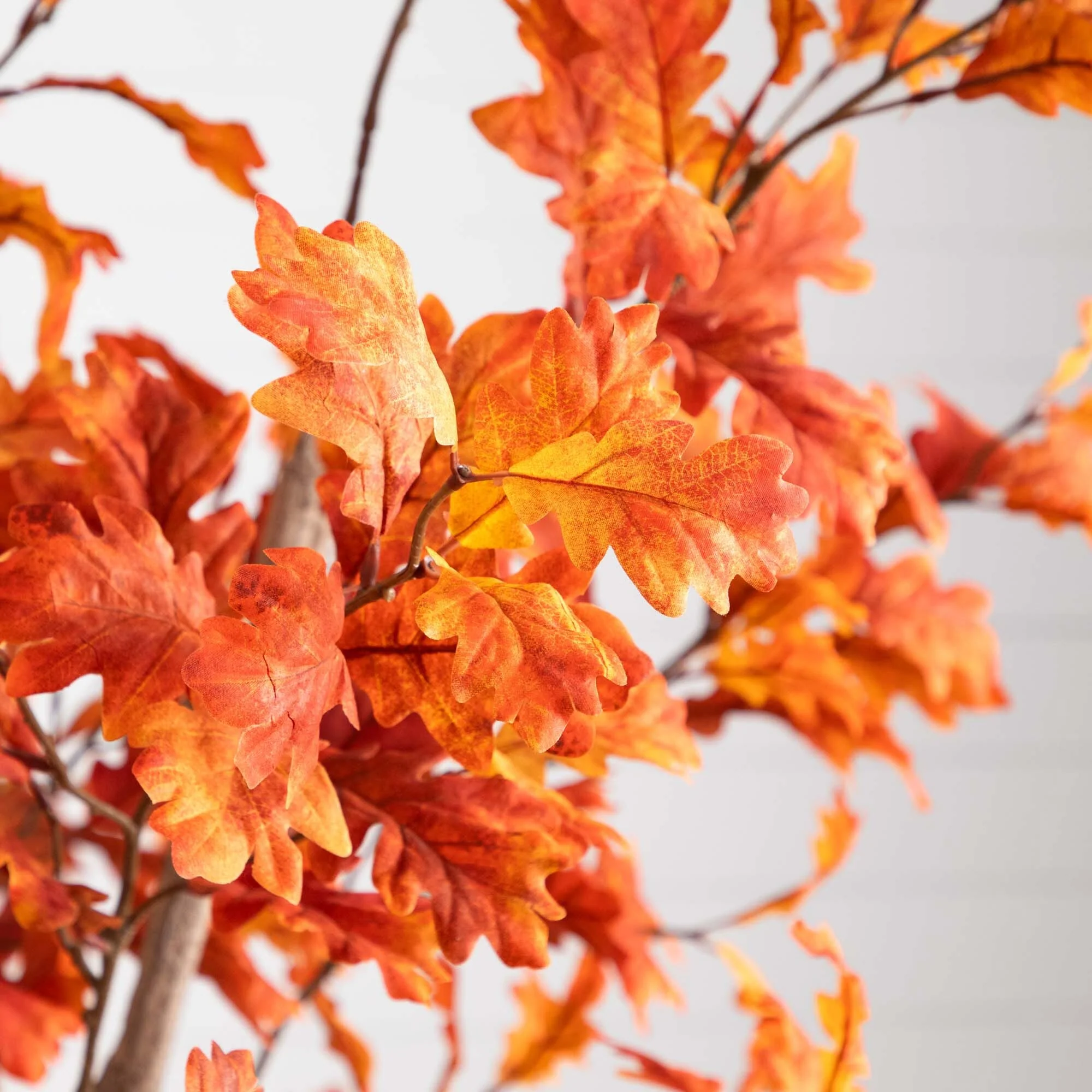 8’ Autumn Oak Artificial Fall Tree - Image 2