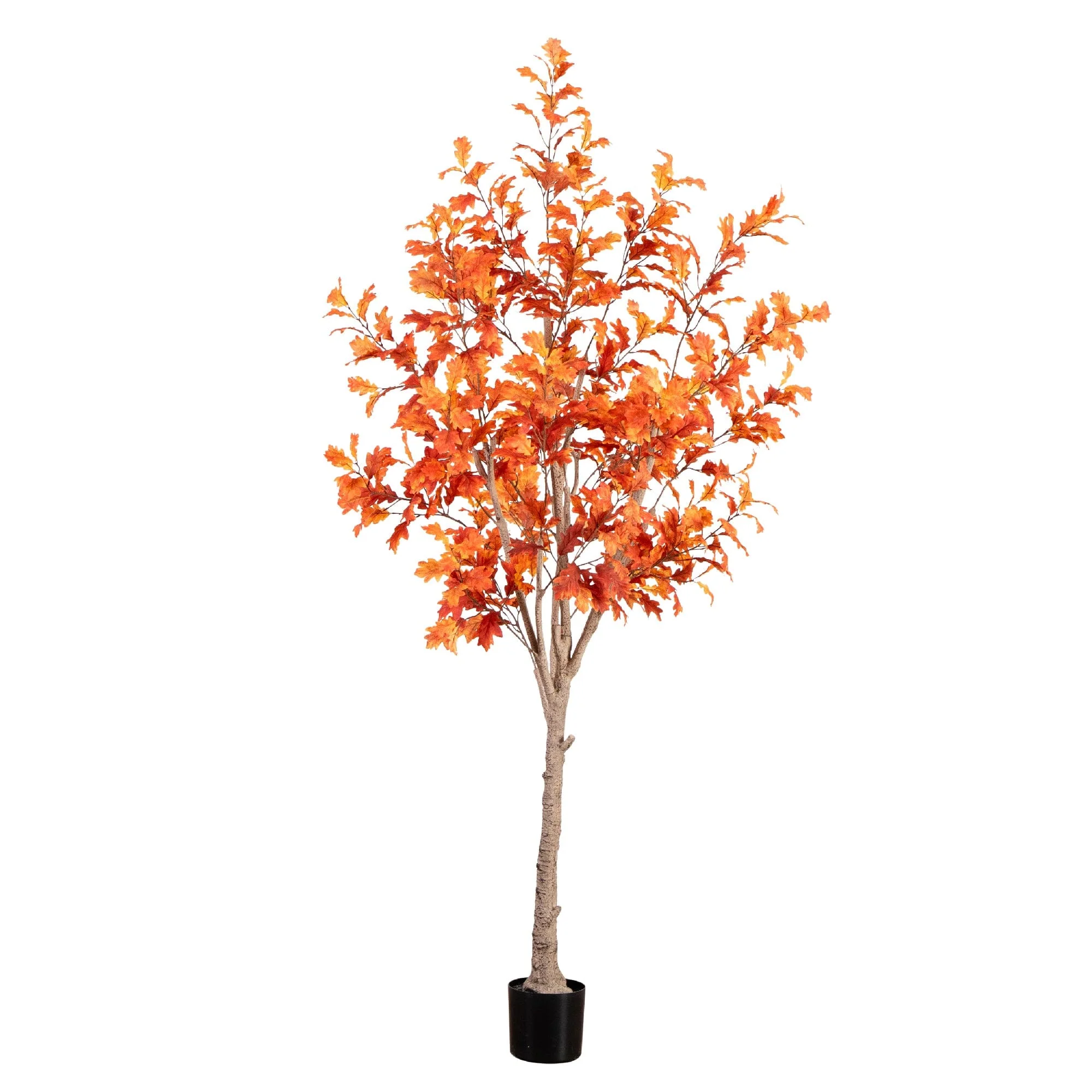 8’ Autumn Oak Artificial Fall Tree - Image 8
