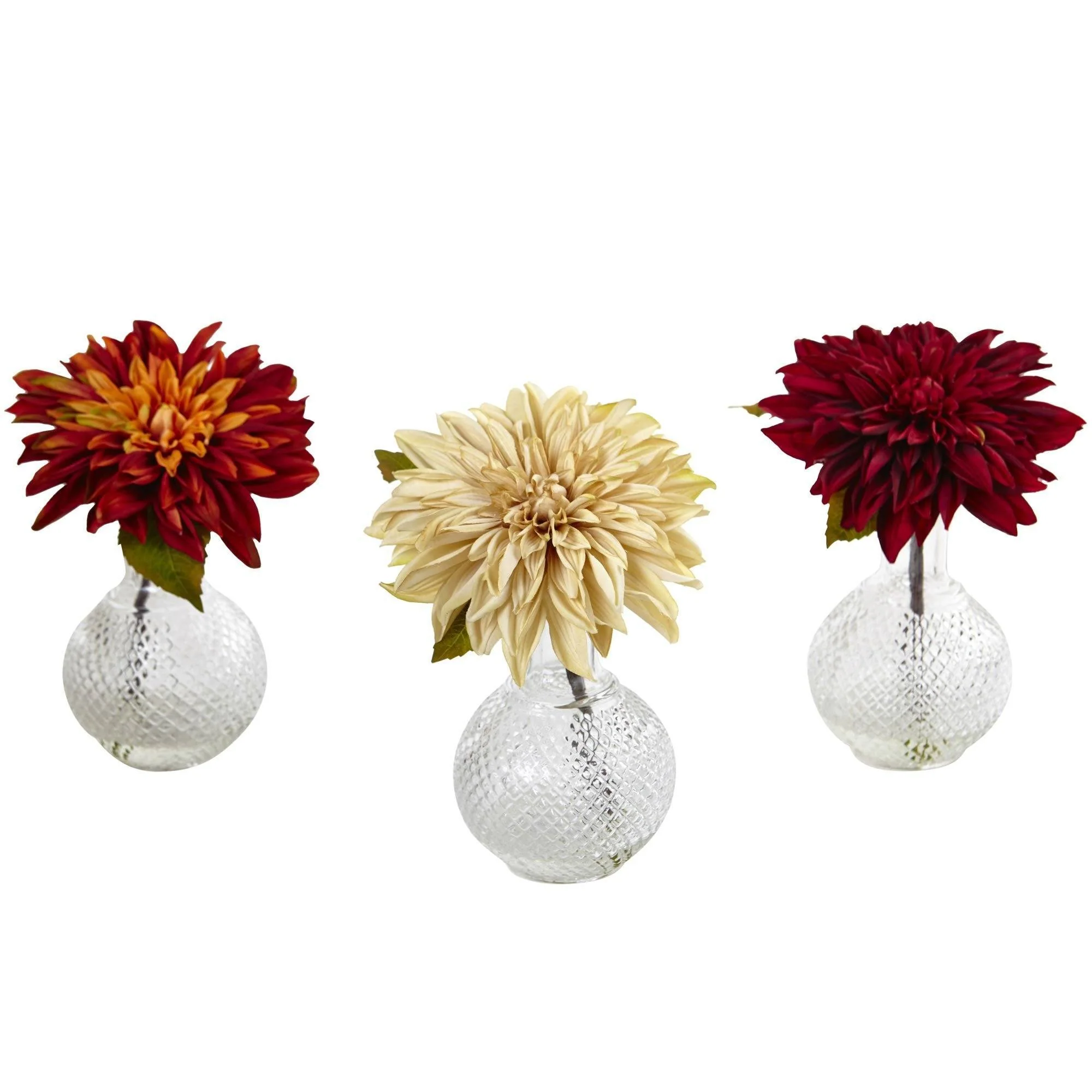 Dahlia w/Decorative Vase (Set of 3) - Image 5