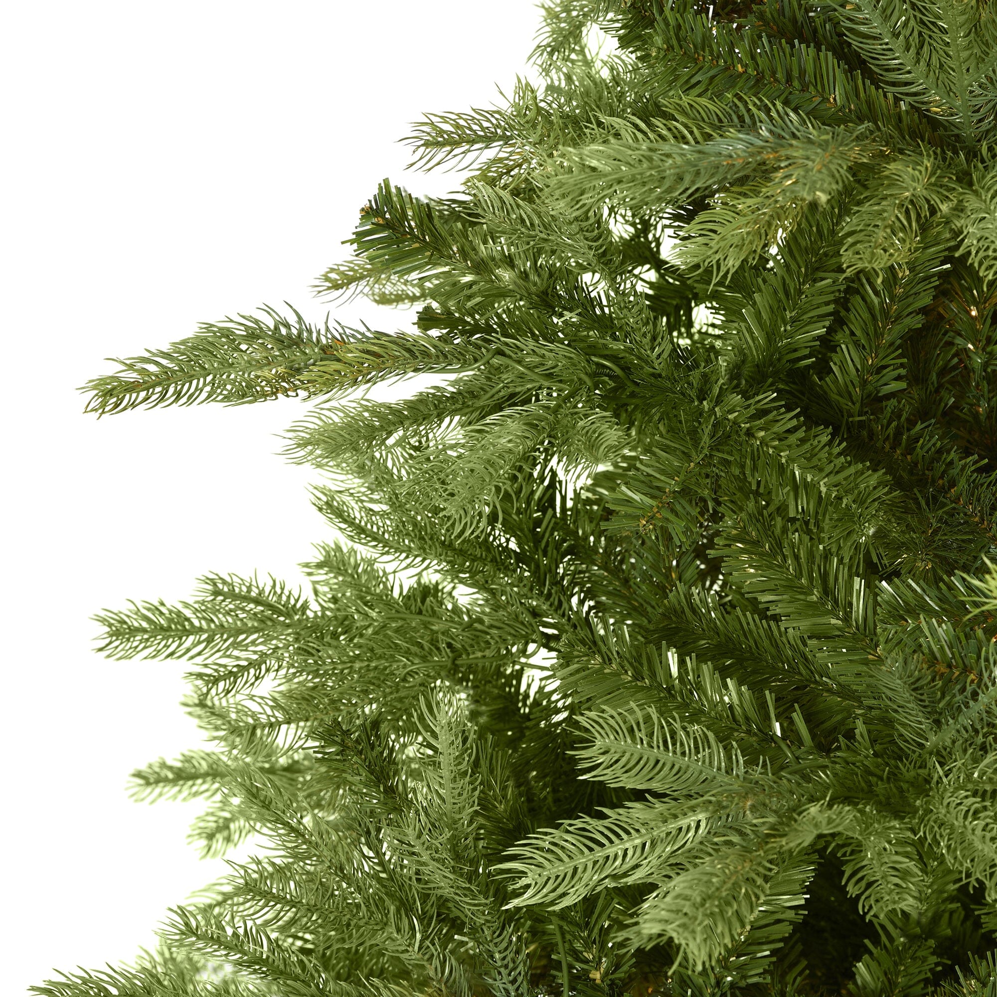 8’ North Carolina Spruce Artificial Christmas Tree with 1303 Bendable Branches - Image 2