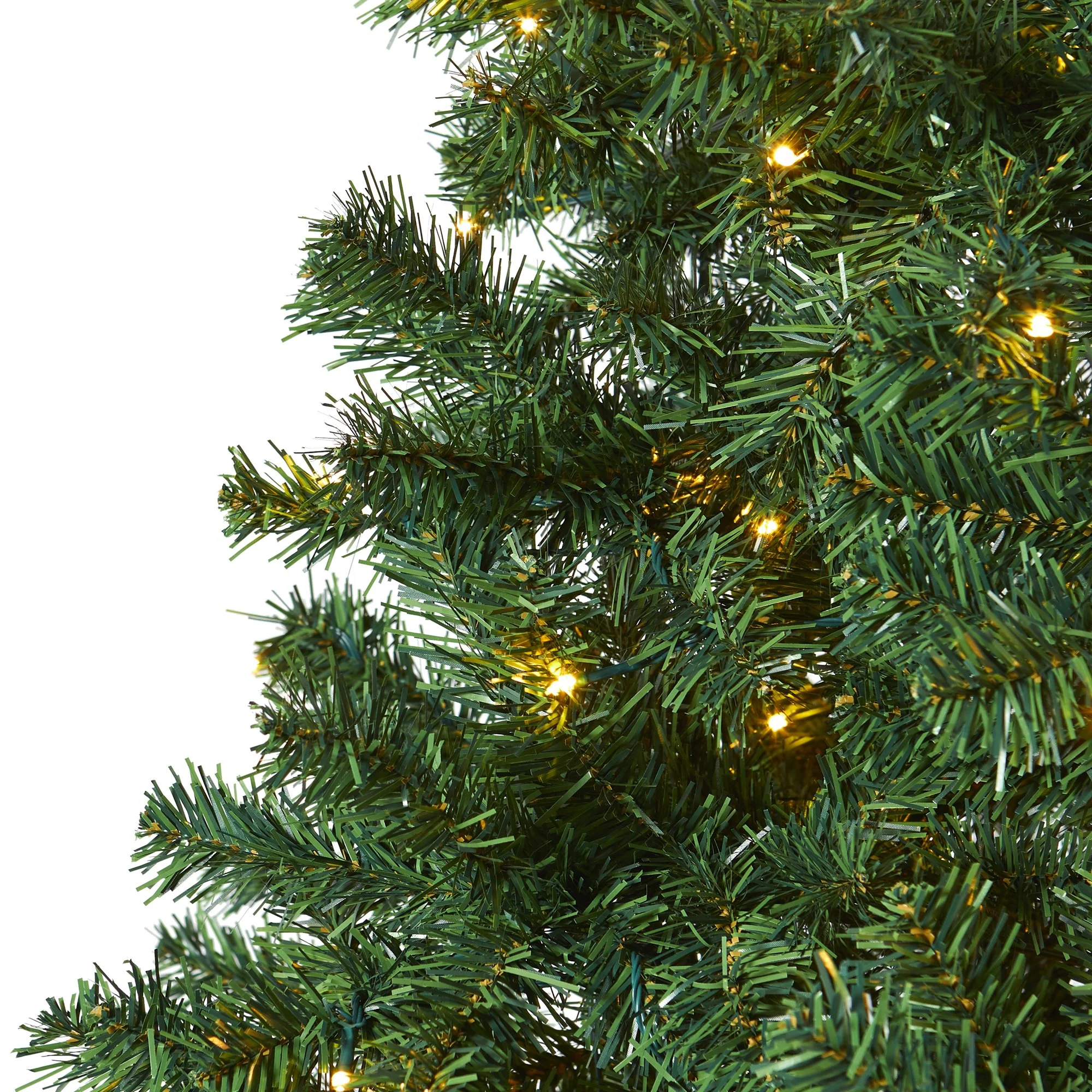 8' Northern Tip Artificial Christmas Tree with 450 Clear LED Lights - Image 3