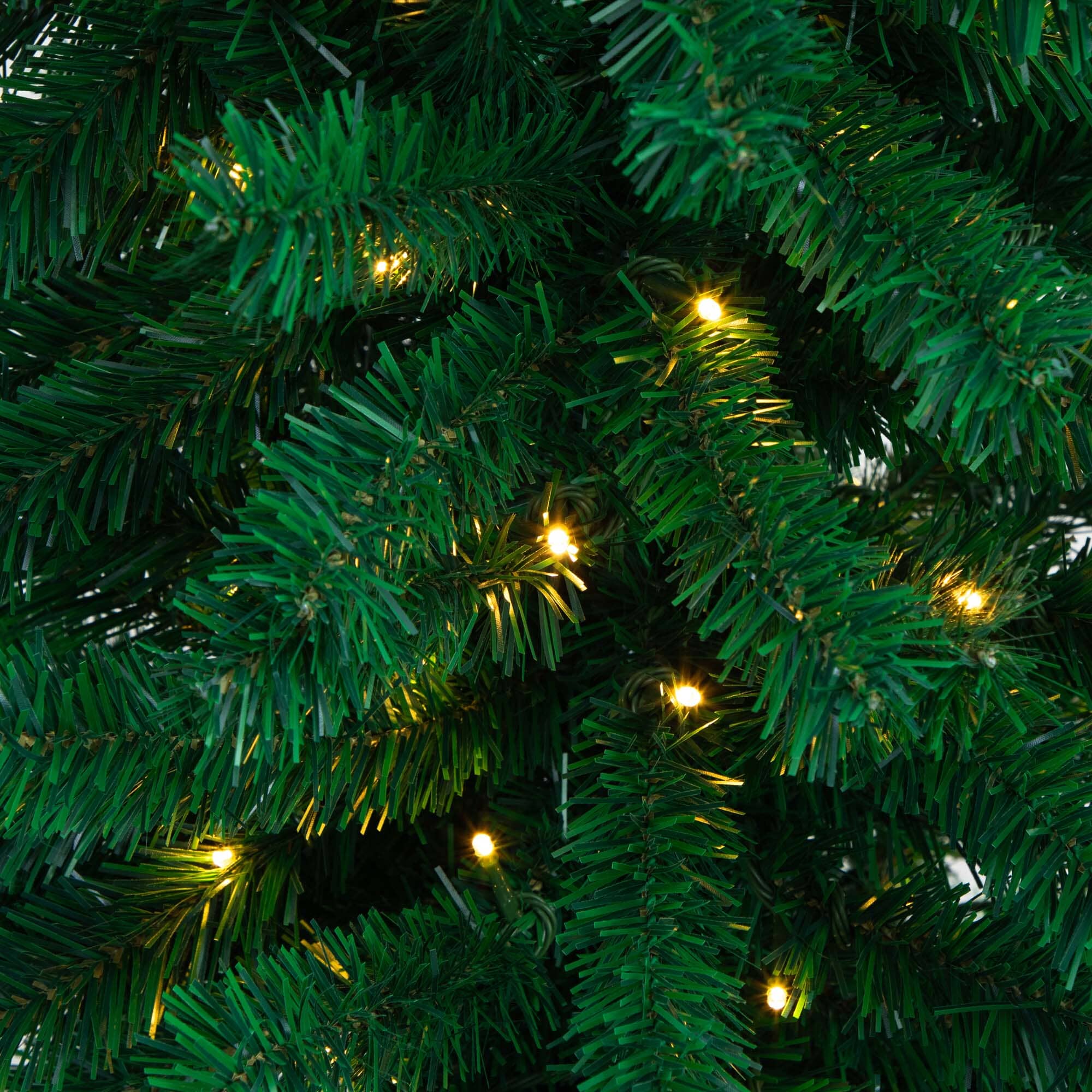 8’ Pre-Lit Artificial Holiday Green Chirstmas Pine Archway with 650 Multifunction Warm White LED Lights - Image 2