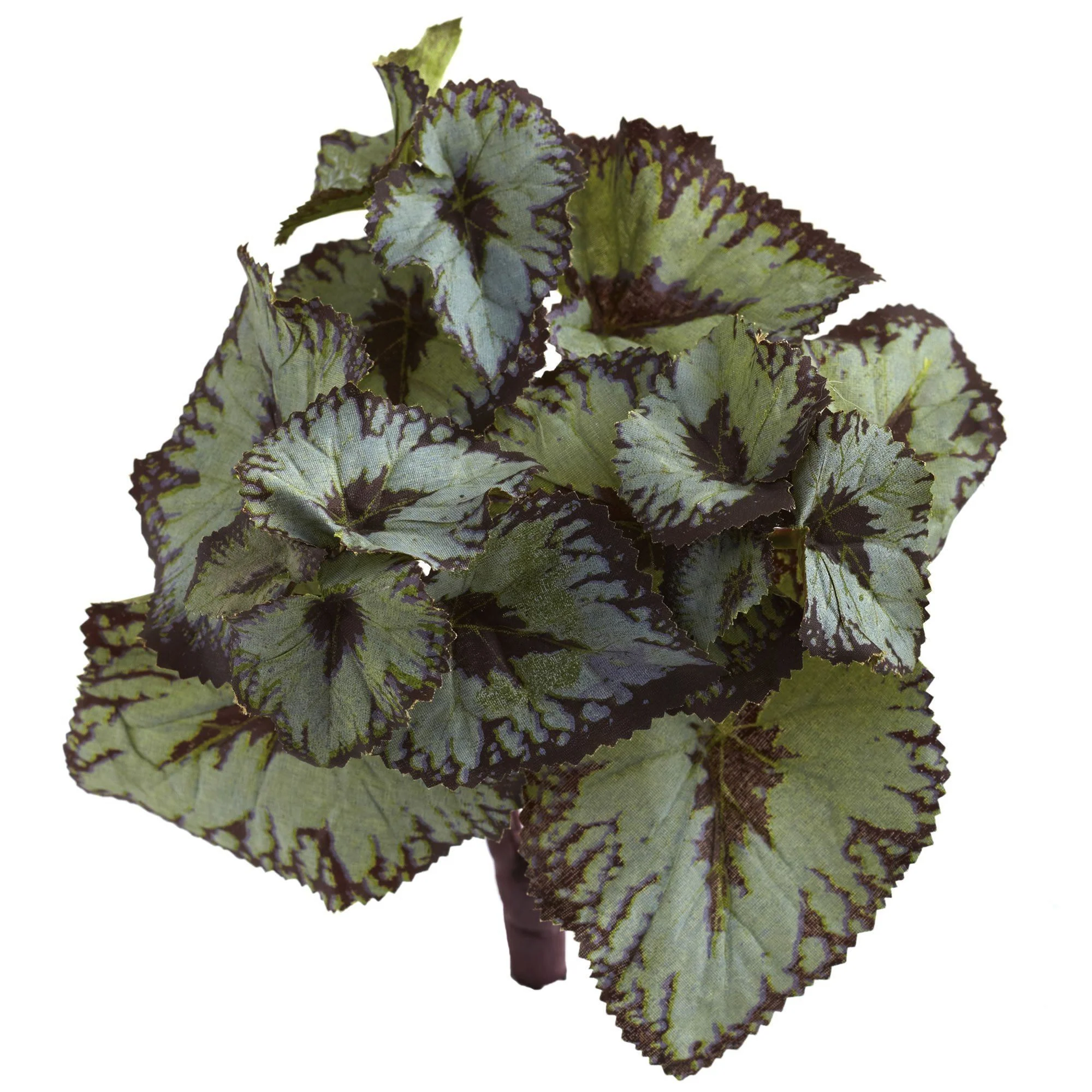 Rex Begonia Artificial Bush (Set of 12) - Image 3