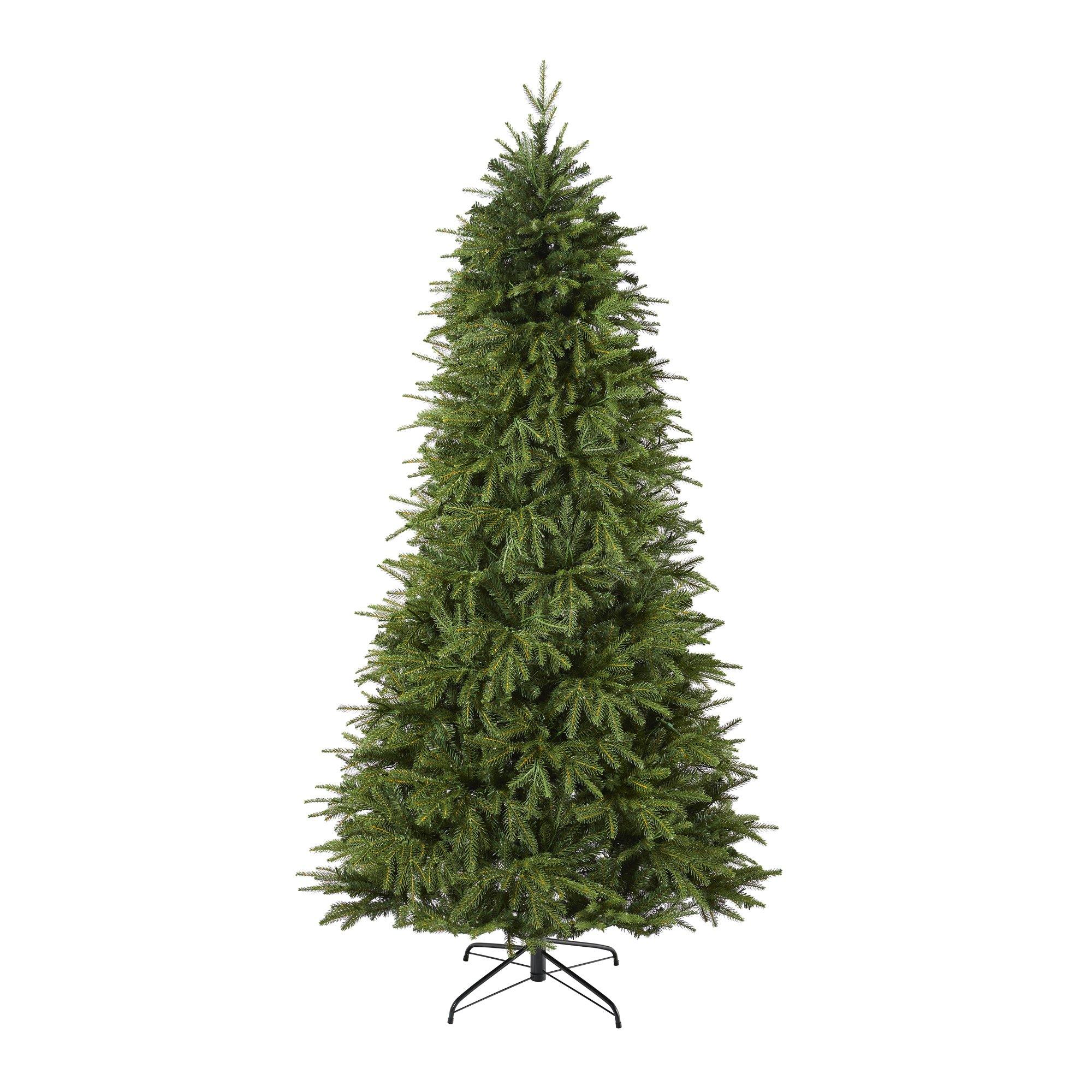 8’ Vancouver Fir “Natural Look” Artificial Christmas Tree with 700 Clear LED Lights and 3470 Bendable Branches - Image 3