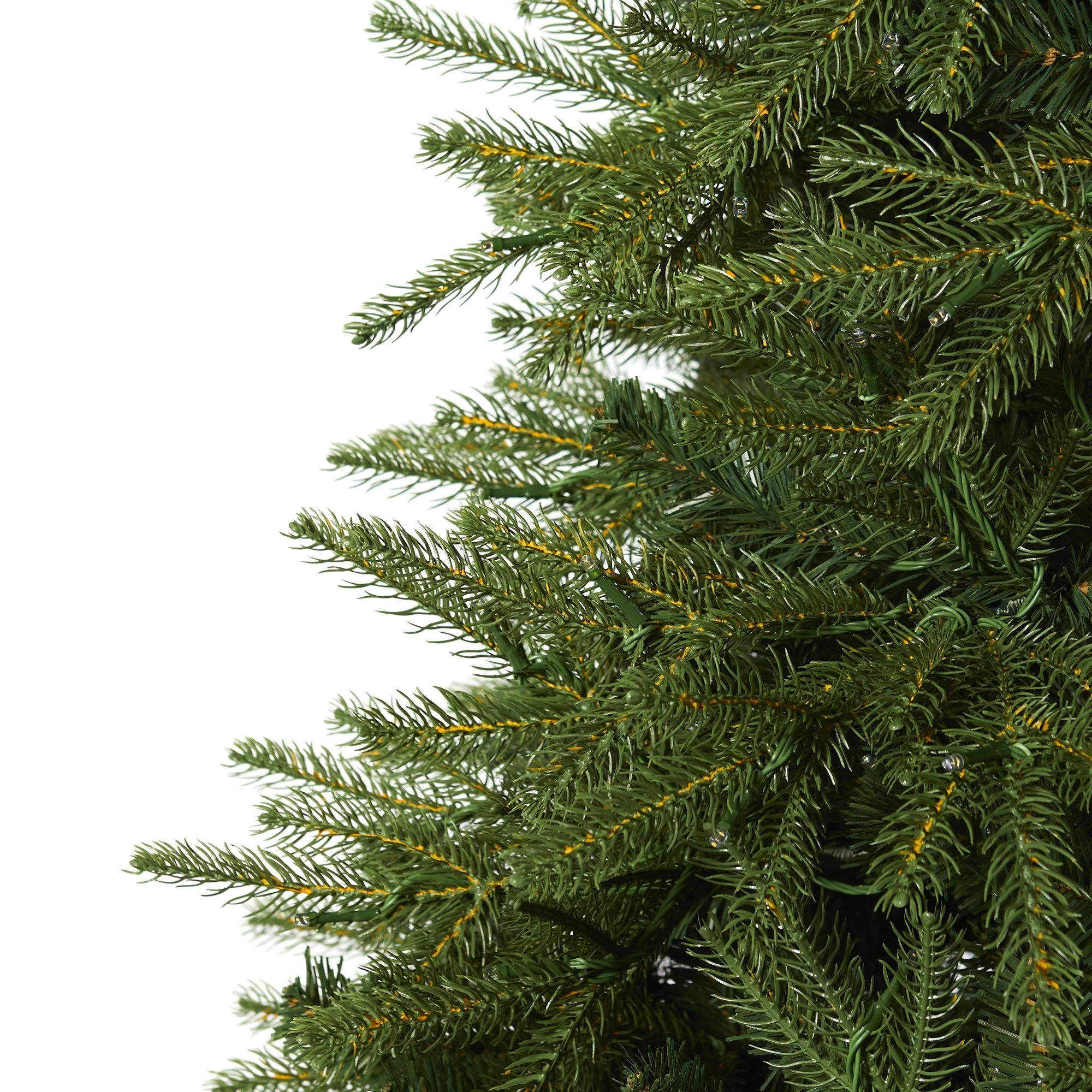 8’ Vancouver Fir “Natural Look” Artificial Christmas Tree with 700 Clear LED Lights and 3470 Bendable Branches - Image 5