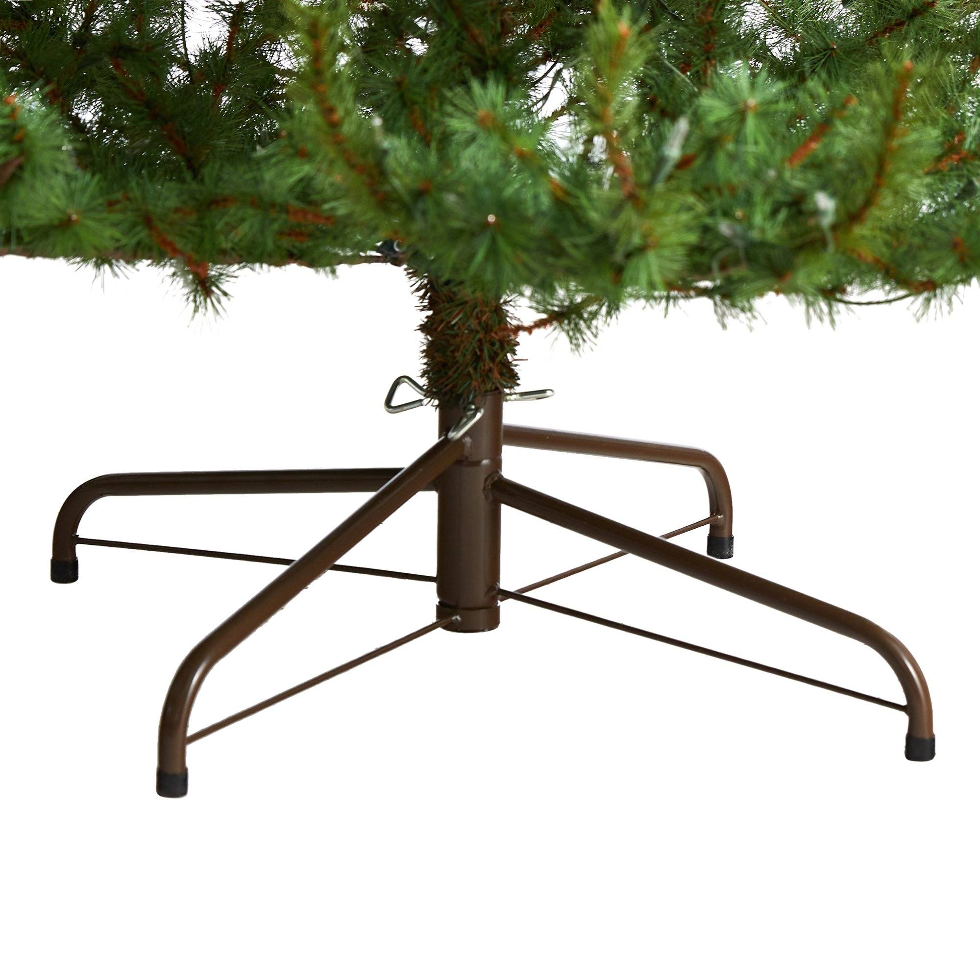 8’ Vancouver Mountain Pine Artificial Christmas Tree with 650 Clear Lights and 2199 Bendable Branches - Image 6