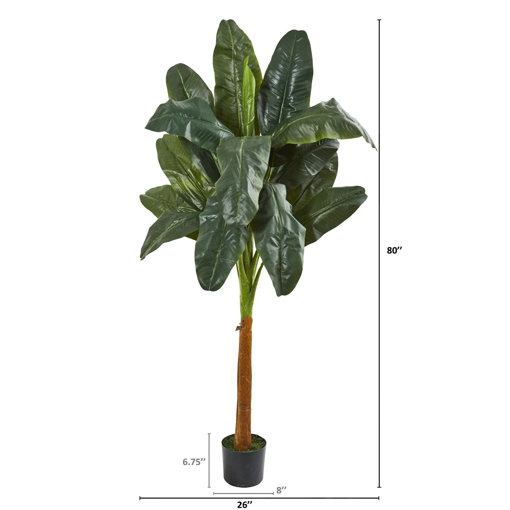 80” Banana Artificial Tree - Image 2