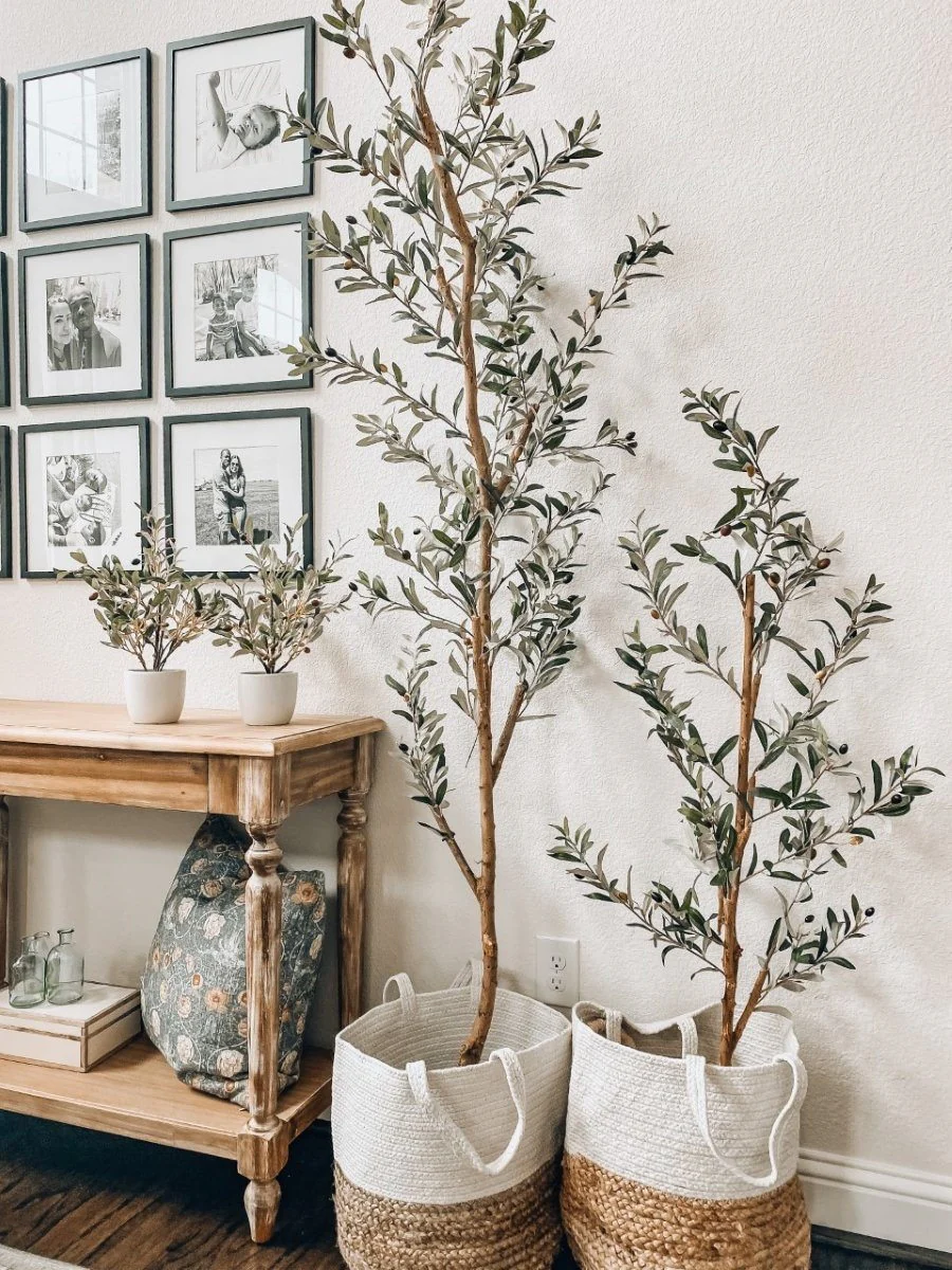 82” Artificial Olive Tree - Image 6