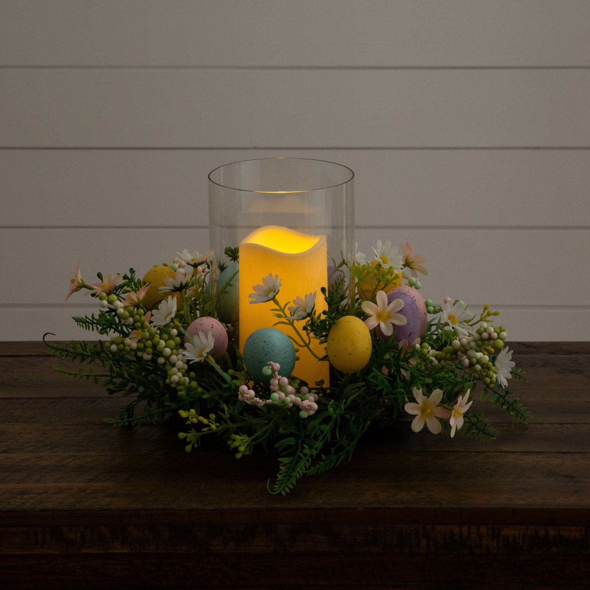 8" Artificial Easter Candle Holder Arrangement - Image 5