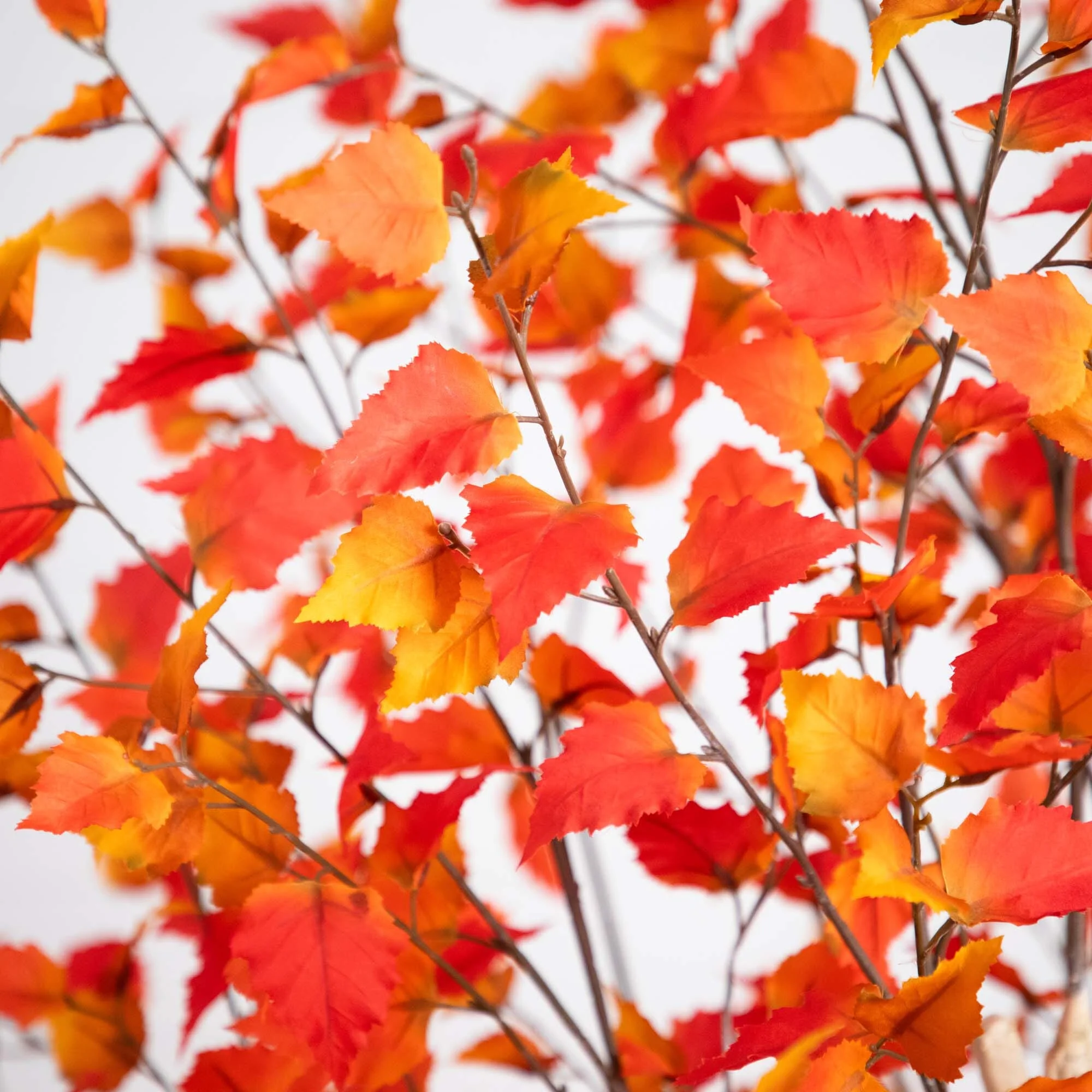 9’ Autumn Birch Artificial Fall Tree - Image 2