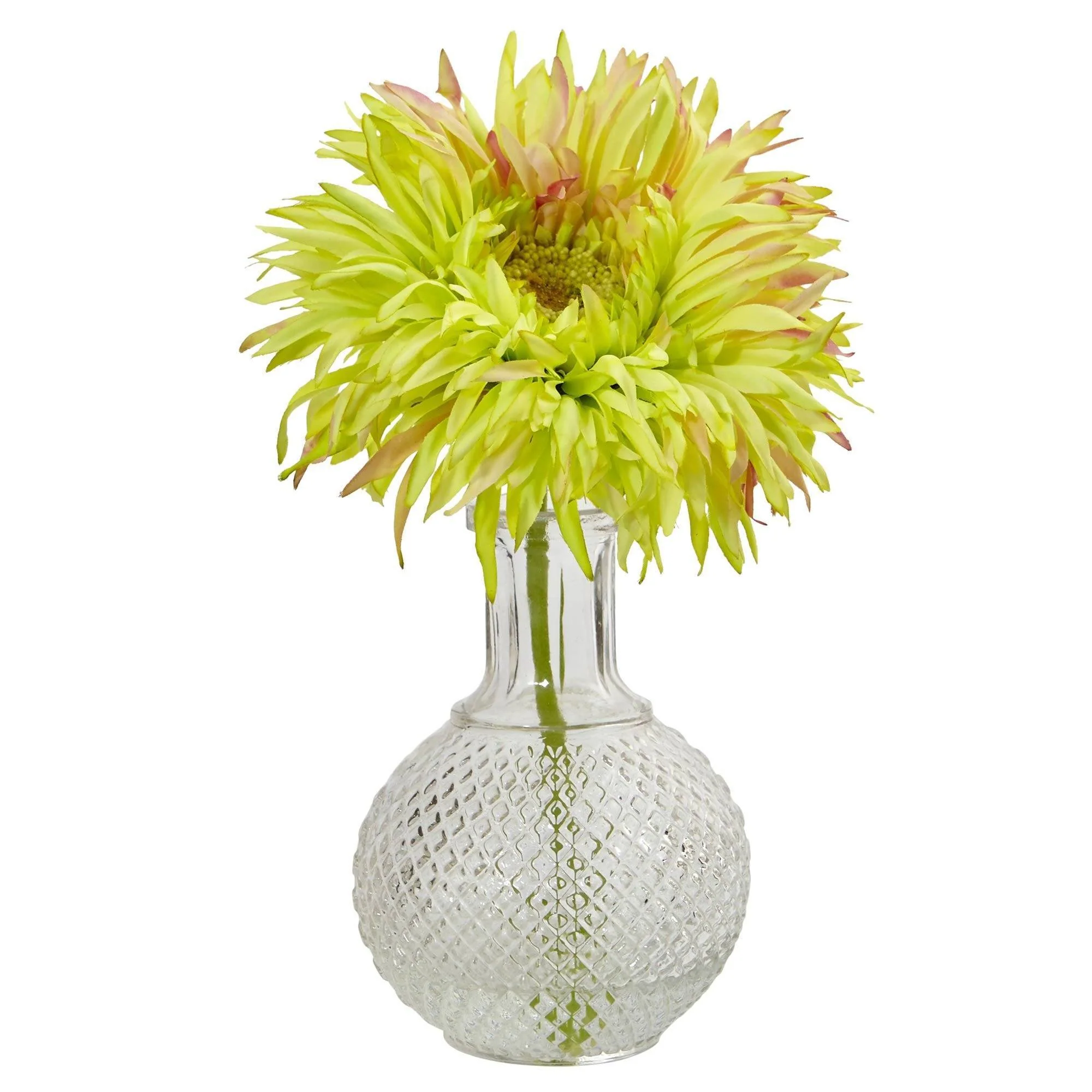 Daisy with Glass Vase (Set of 3) - Image 2