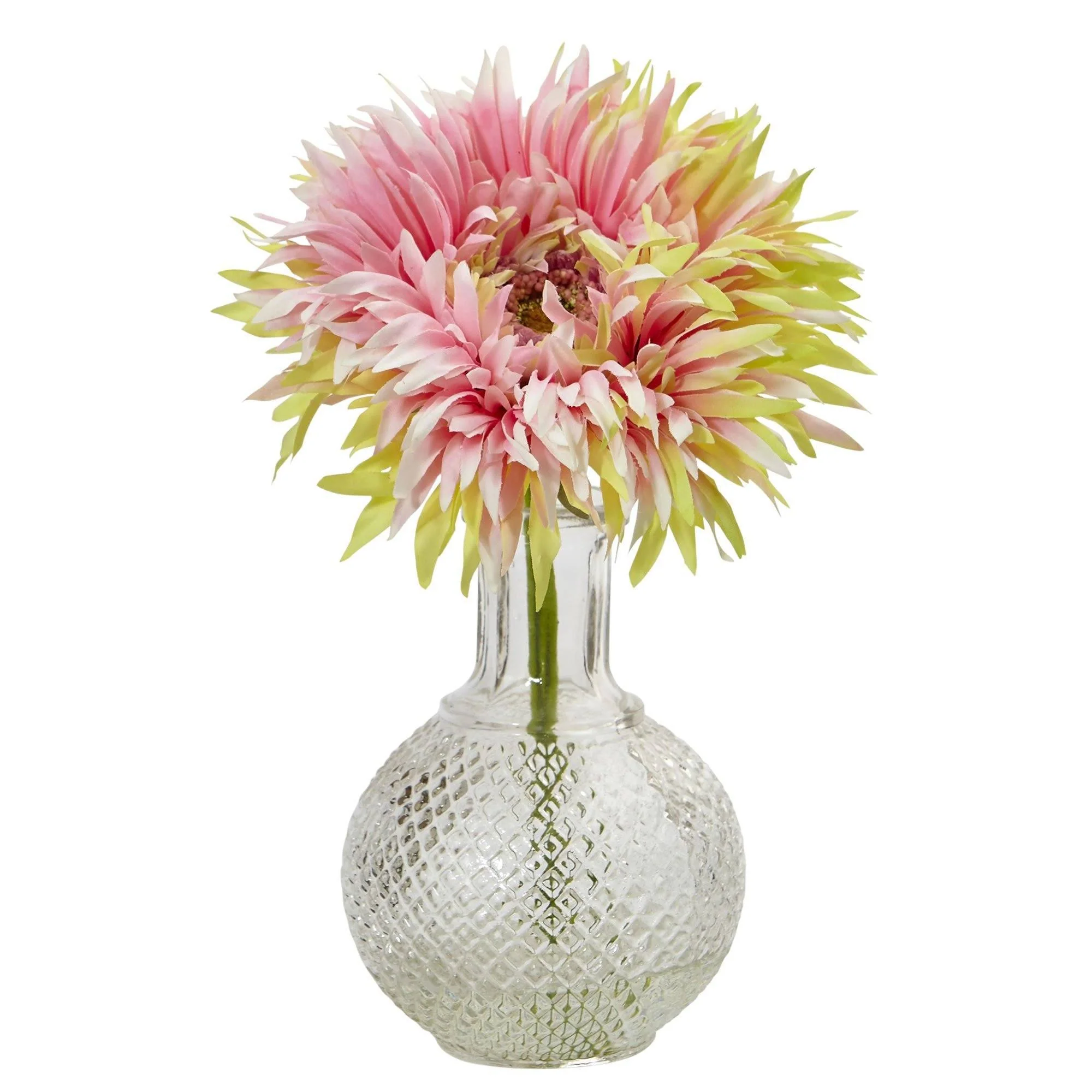 Daisy with Glass Vase (Set of 3) - Image 3