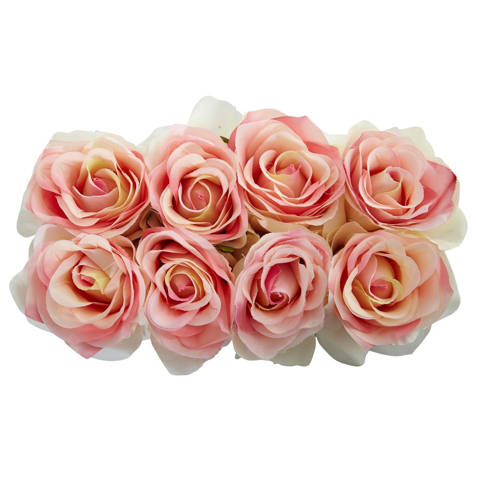 Roses Arrangement in Black Vase - Image 9