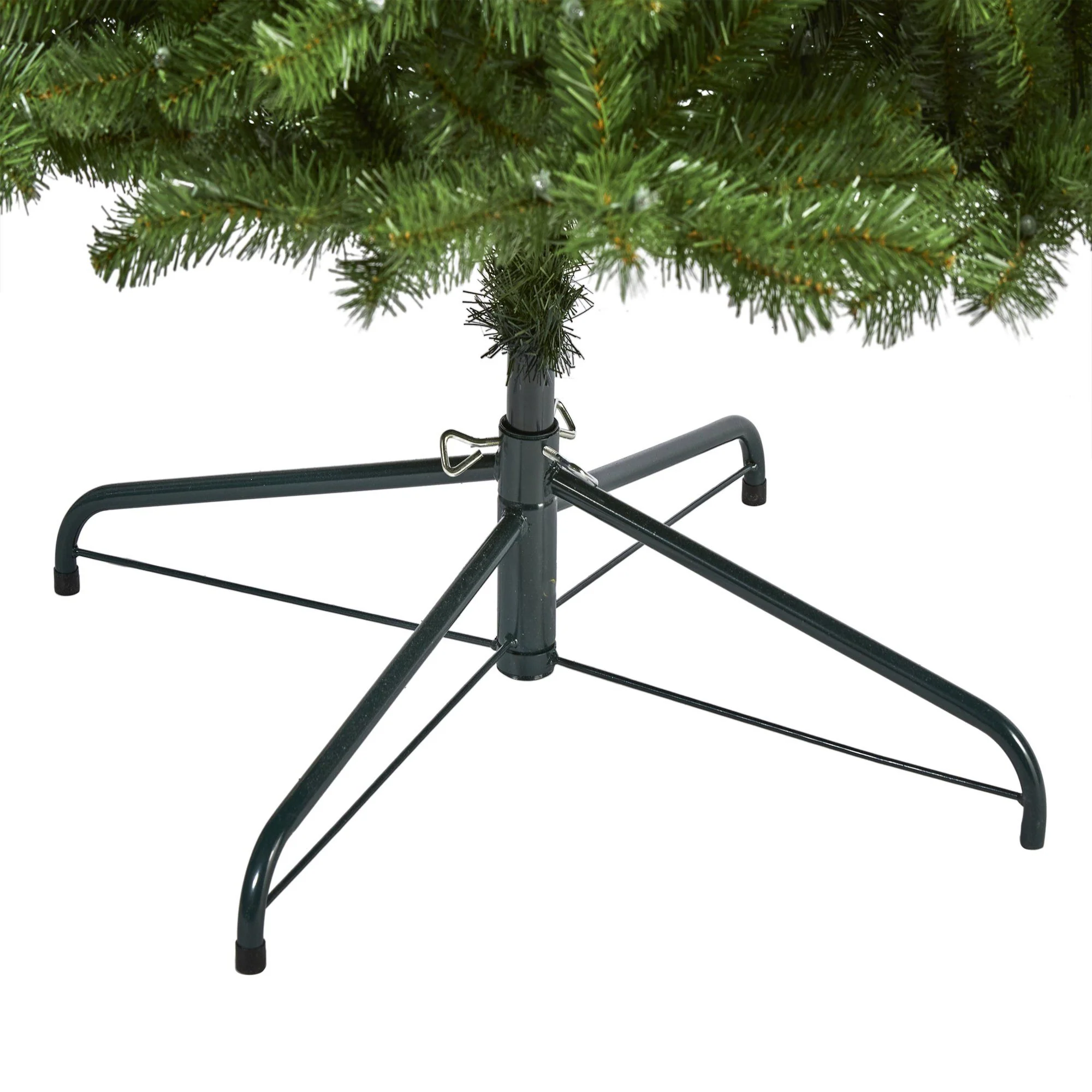 9’ Virginia Fir Artificial Christmas Tree with 600 Clear Lights and 1453 Bendable Branches - Image 4