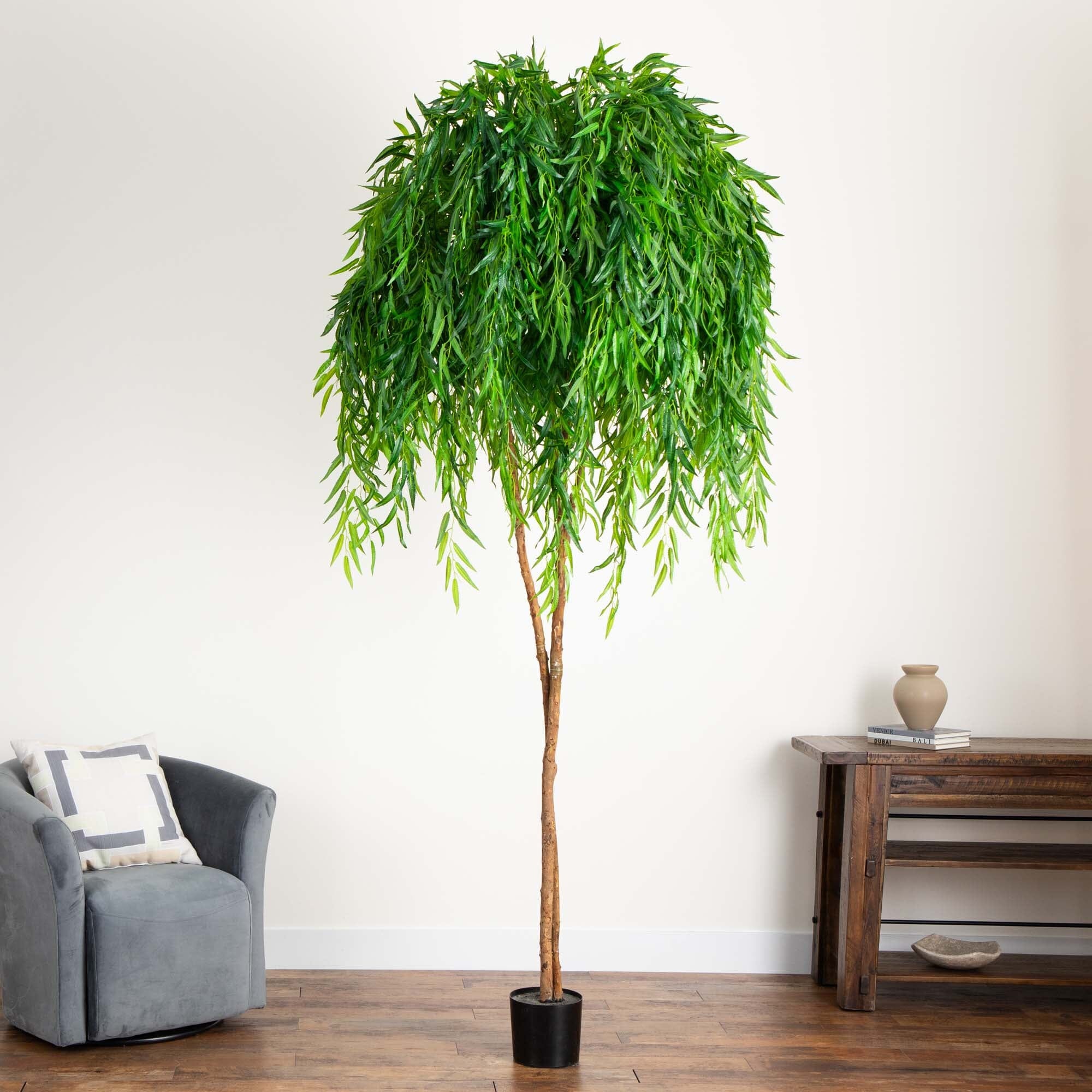 9’ Willow Artificial Tree  (Real Touch) - Image 3