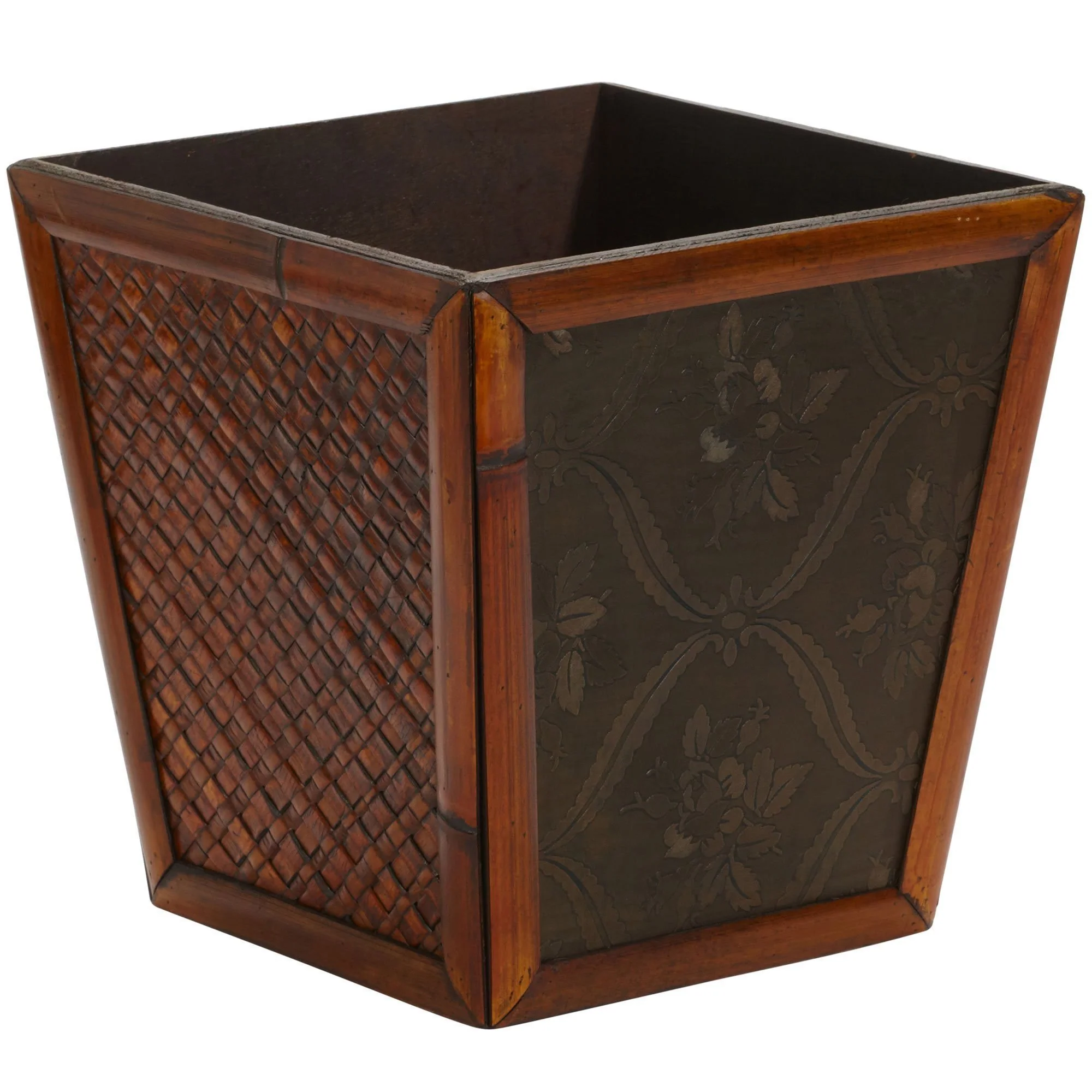 Bamboo Square Decorative Planters (Set of 4) - Image 3