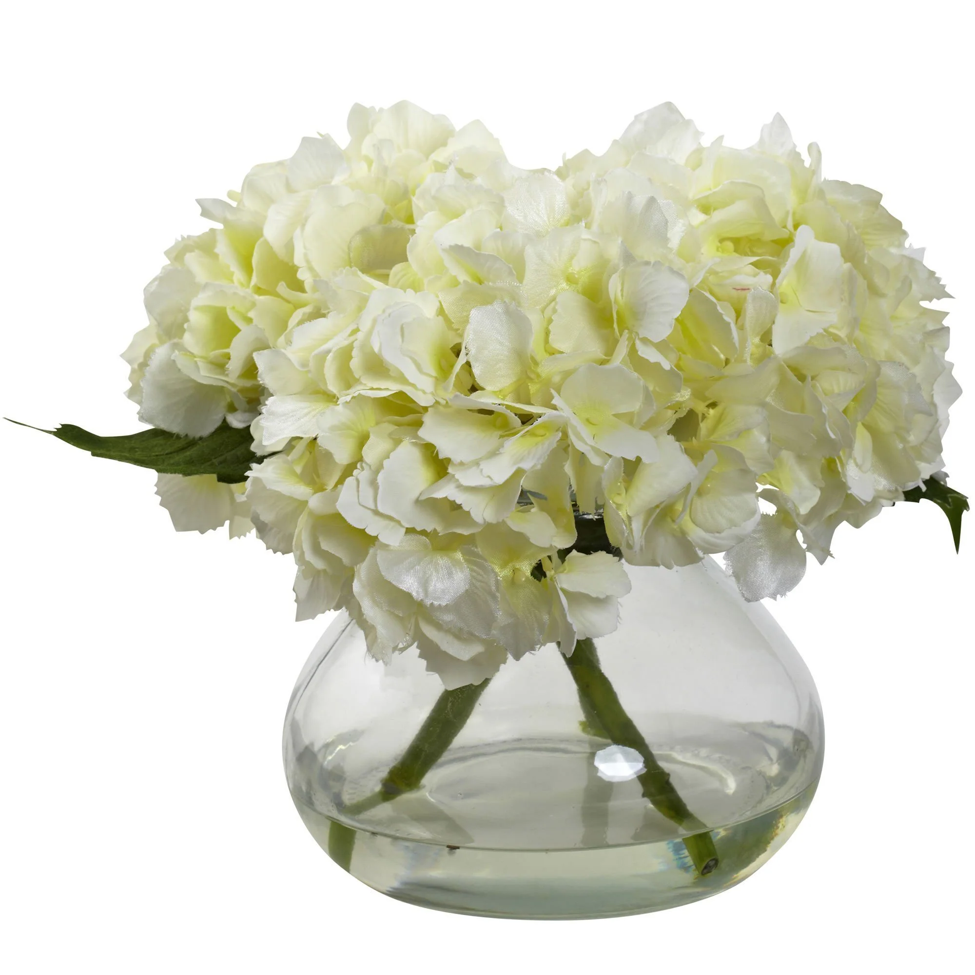 Artificial Blooming Hydrangea in Vase - Image 2