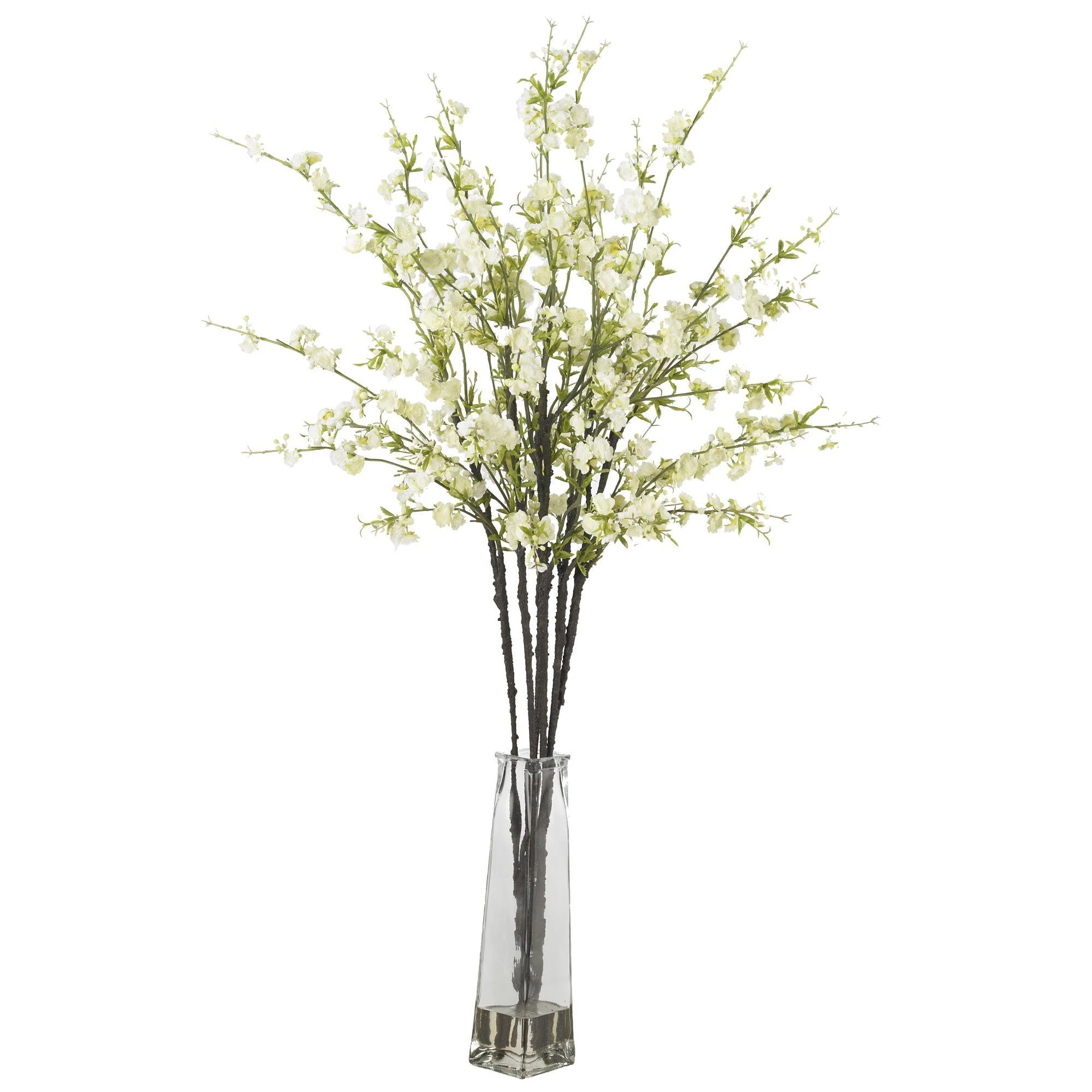 Cherry Blossoms w/Vase Silk Flower Arrangement - Image 2