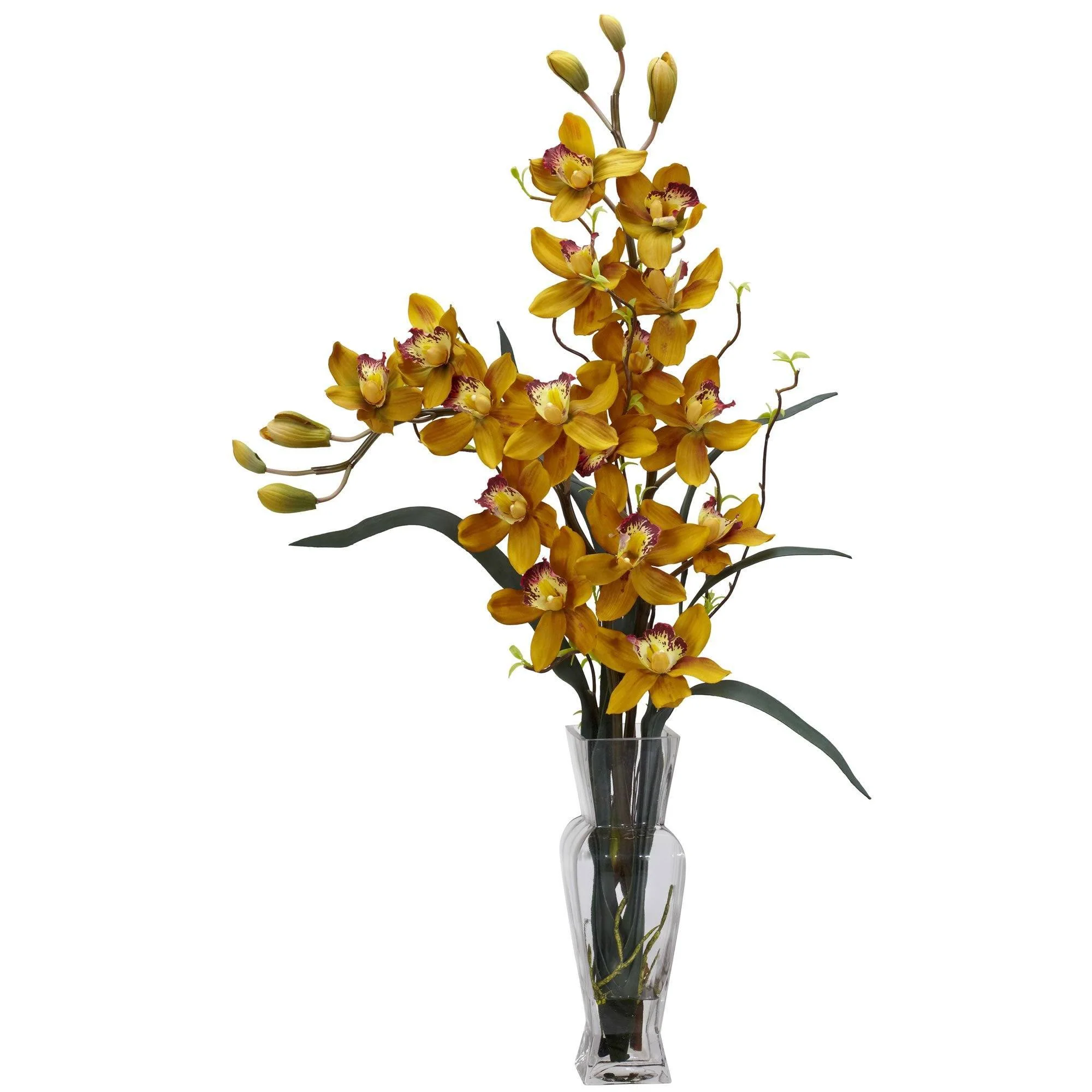 Cymbidium Silk Flower Arrangement - Image 3