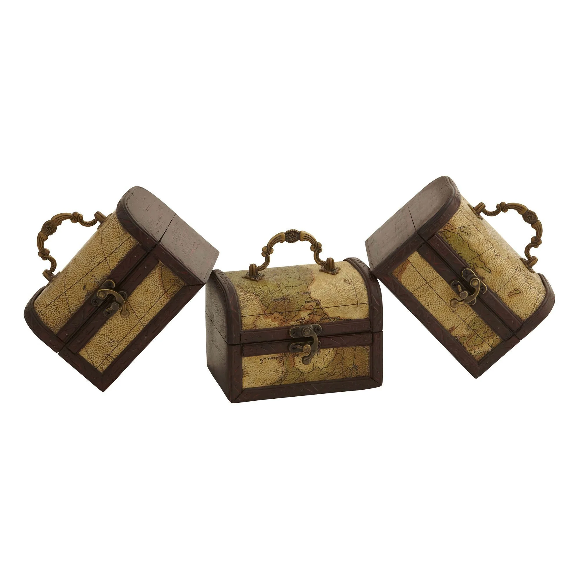 Decorative Chest w/Map (Set of 3) - Image 5