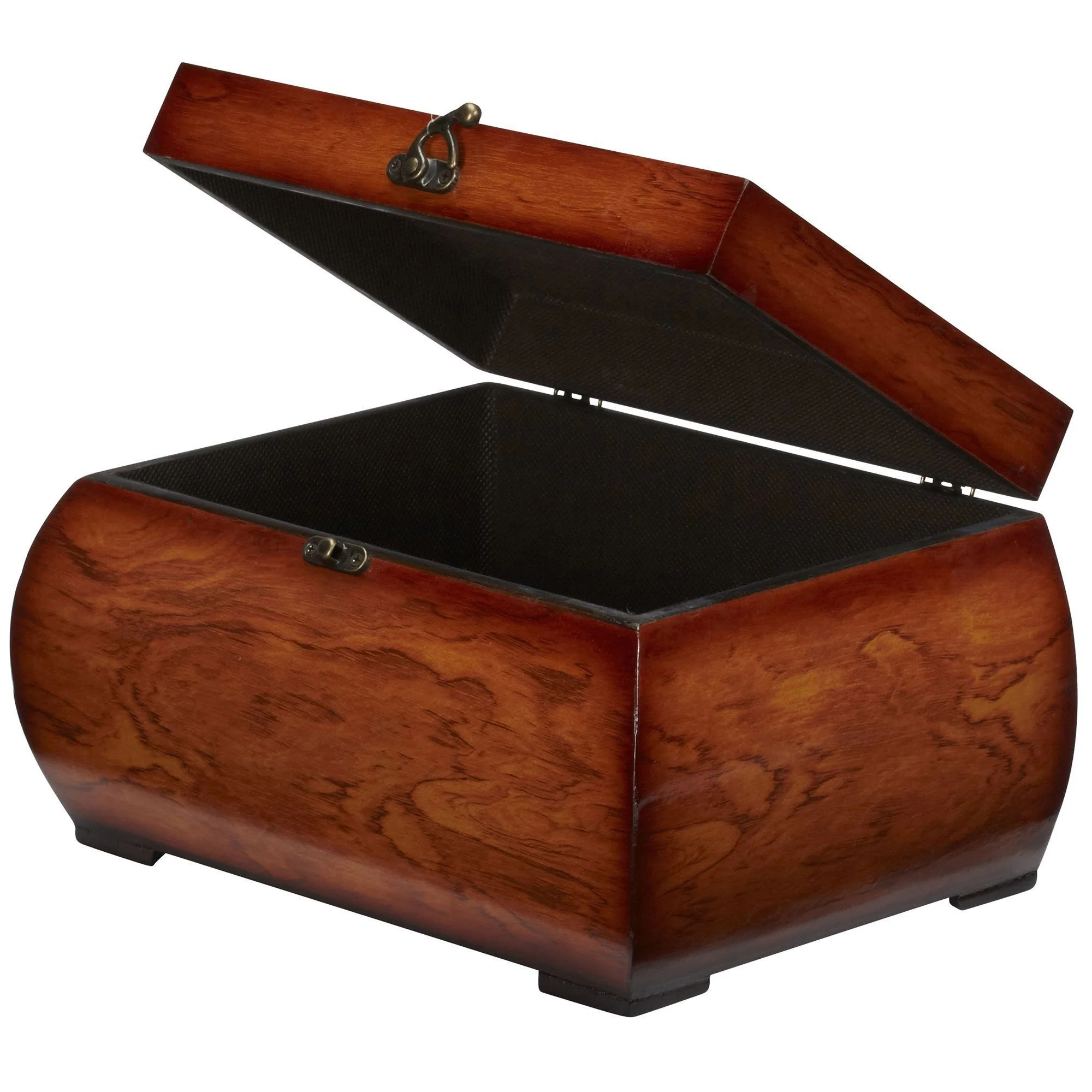 Decorative Lacquered Wood Chests (Set of 2) - Image 3
