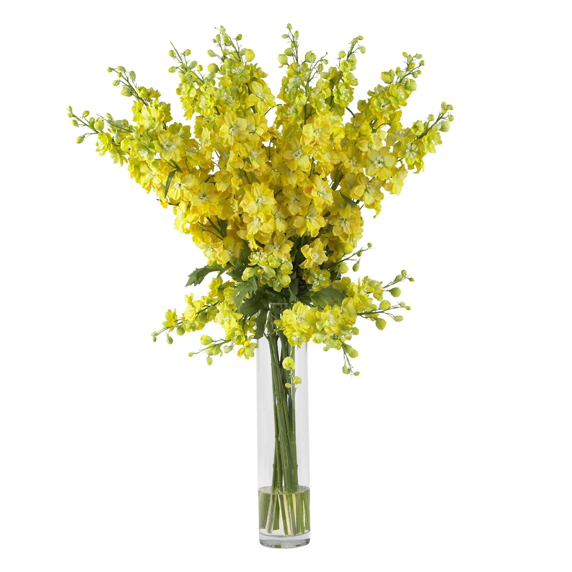 Delphinium Silk Flower Arrangement - Image 3