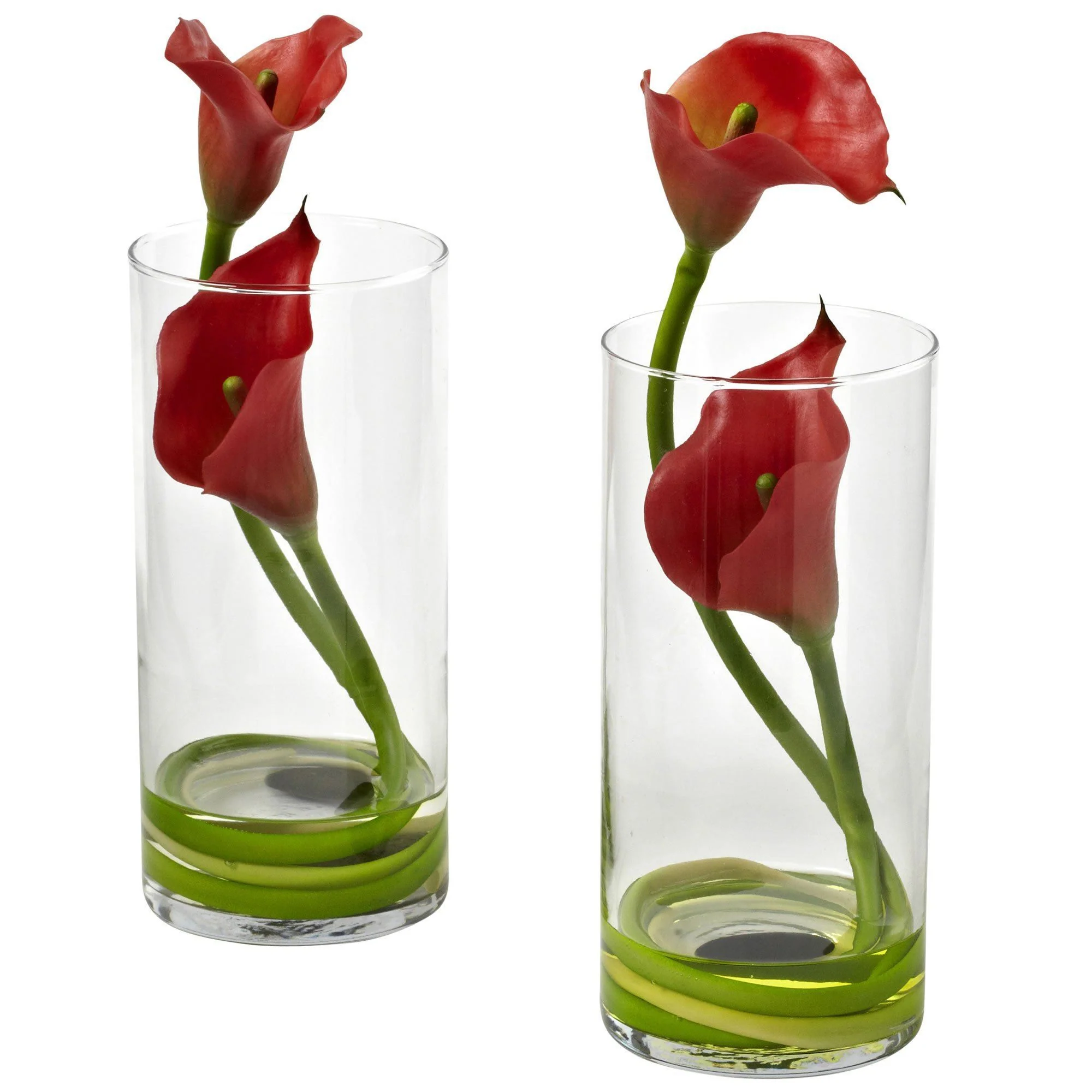 Double Calla Lily w/Cylinder (Set of 2) - Image 5