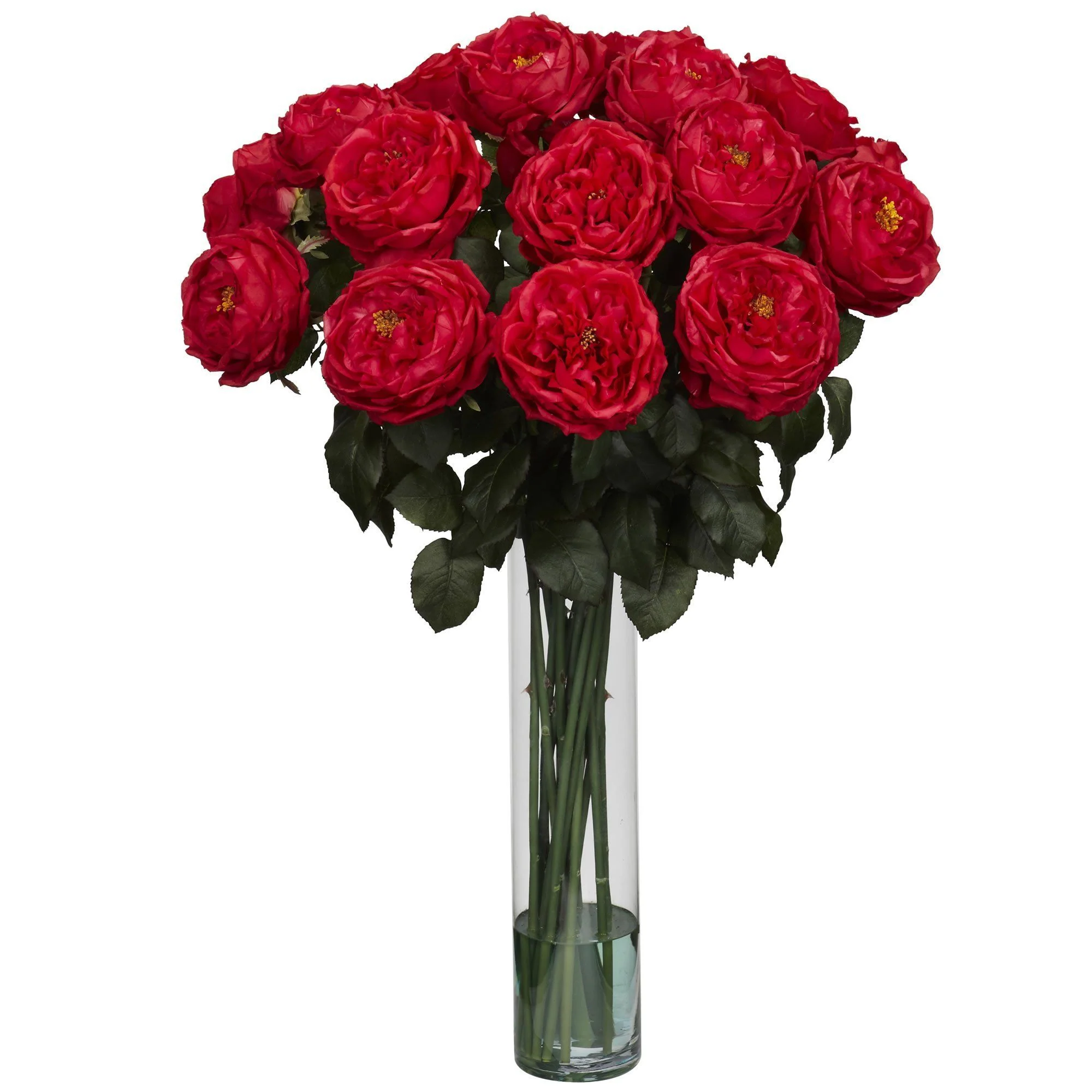 Fancy Rose Silk Flower Arrangement - Image 3