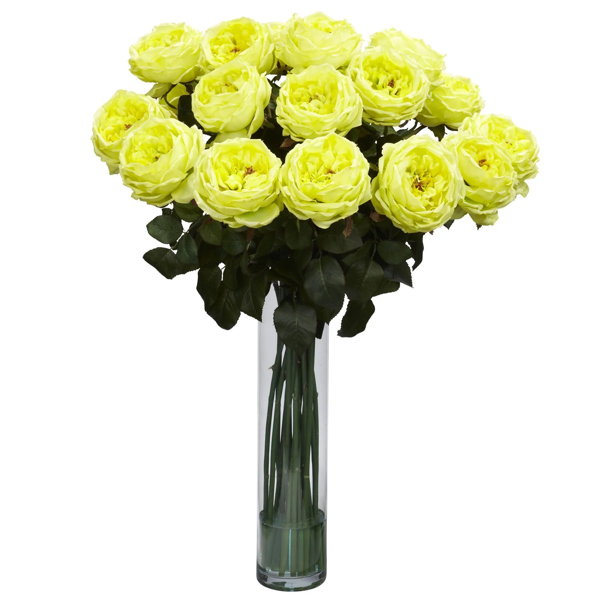 Fancy Rose Silk Flower Arrangement - Image 6