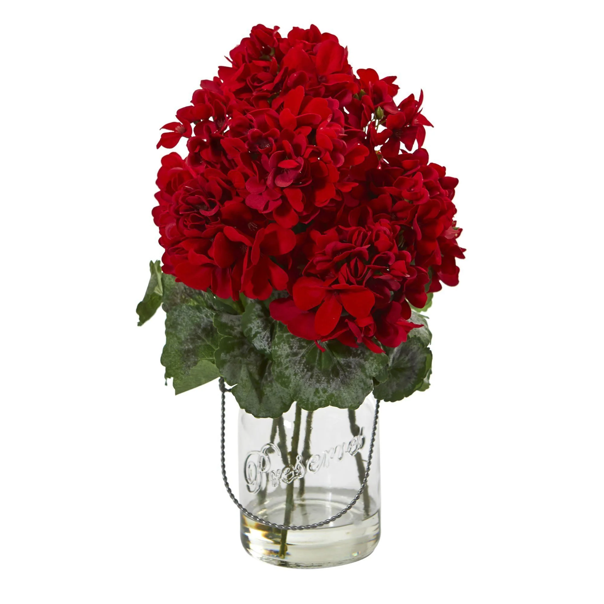 Geranium Artificial Arrangement (Set of 2) - Image 2