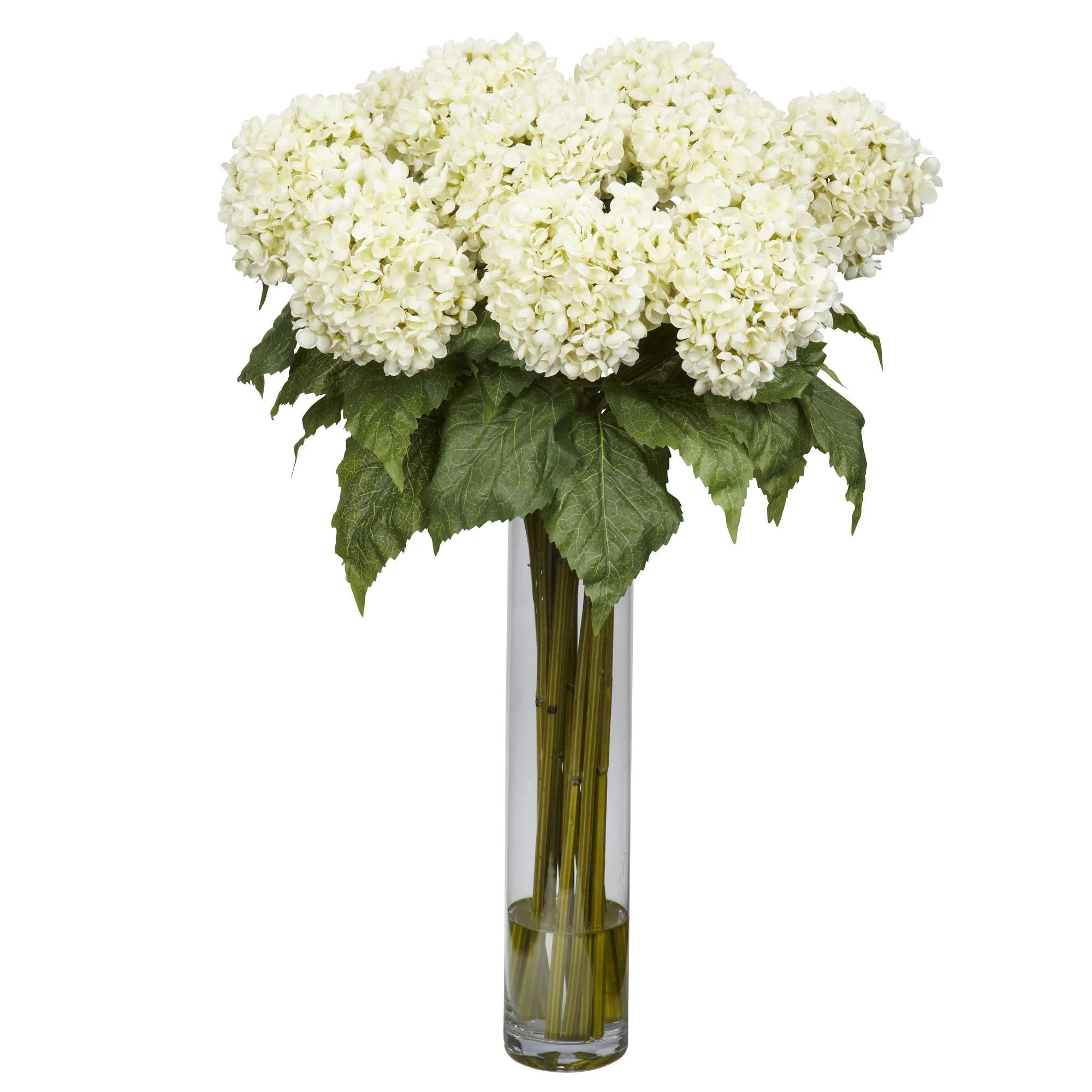 Hydrangea w/Cylinder Silk Flower Arrangement - Image 2