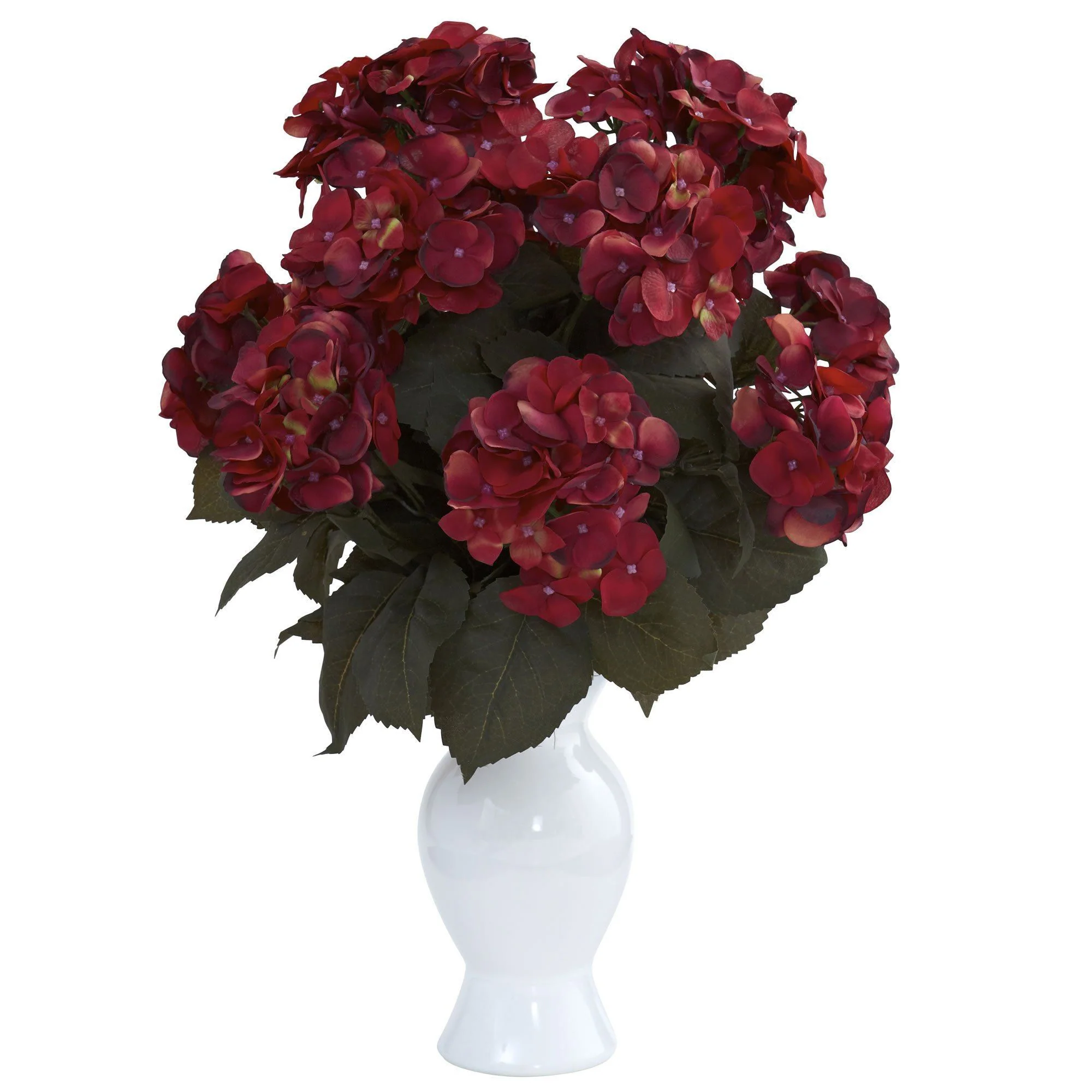 Hydrangea w/White Vase - Image 2