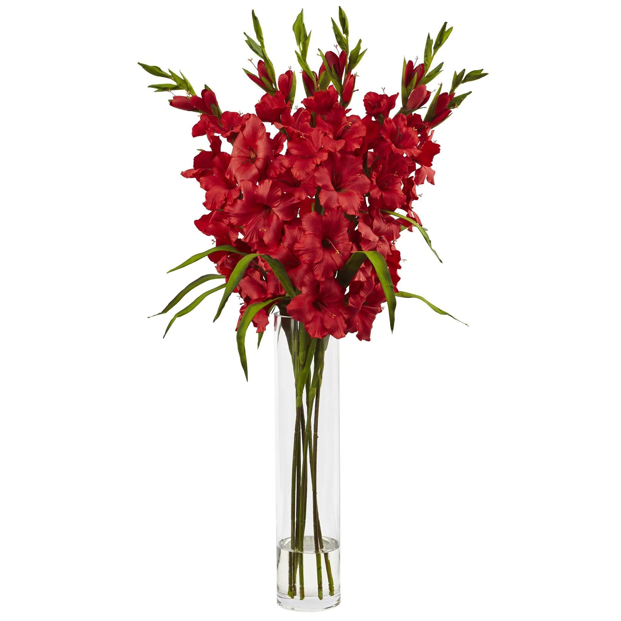 Large Gladiola w/Cylinder Vase Silk Arrangement - Image 3