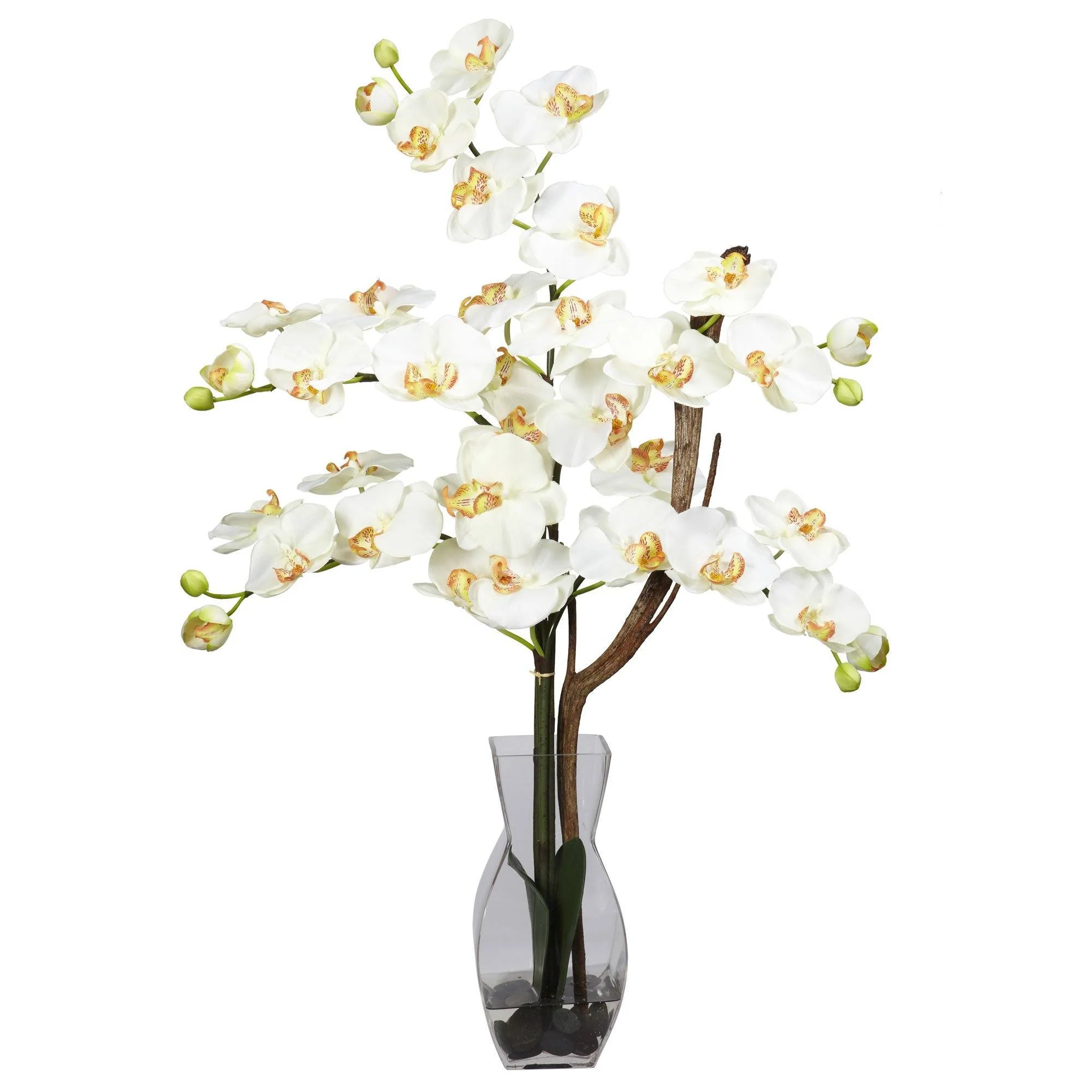 Phalaenopsis w/Vase Silk Flower Arrangement - Image 2