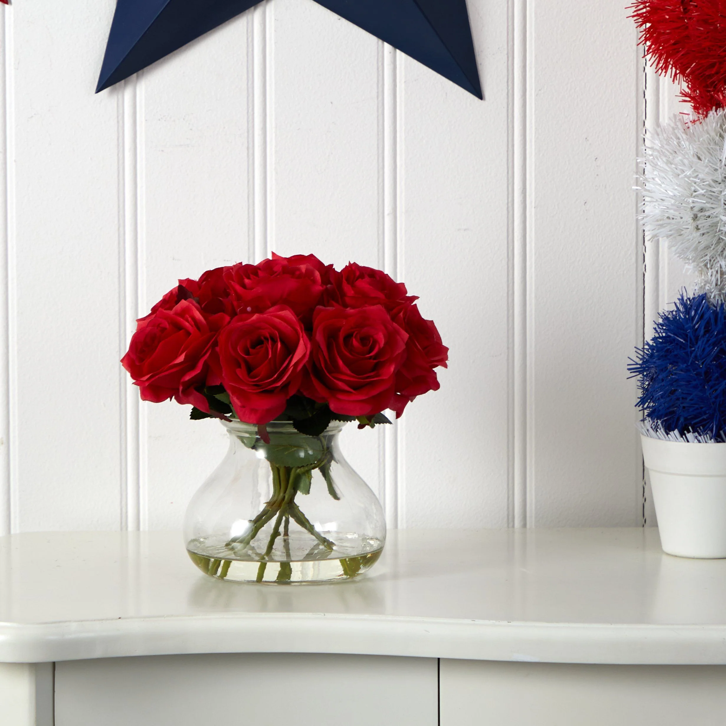 Rose Arrangement w/Vase - Image 14