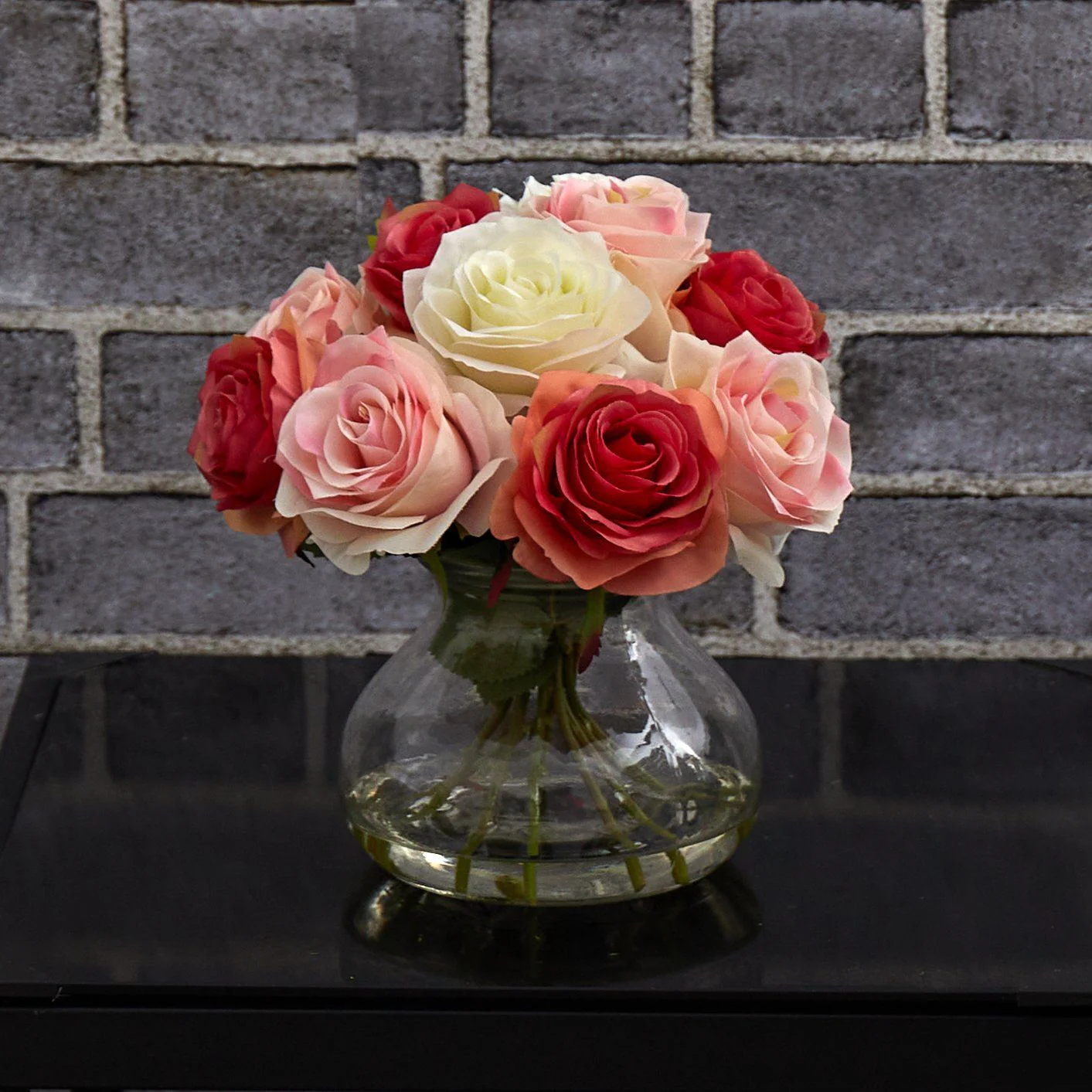 Rose Arrangement w/Vase - Image 19