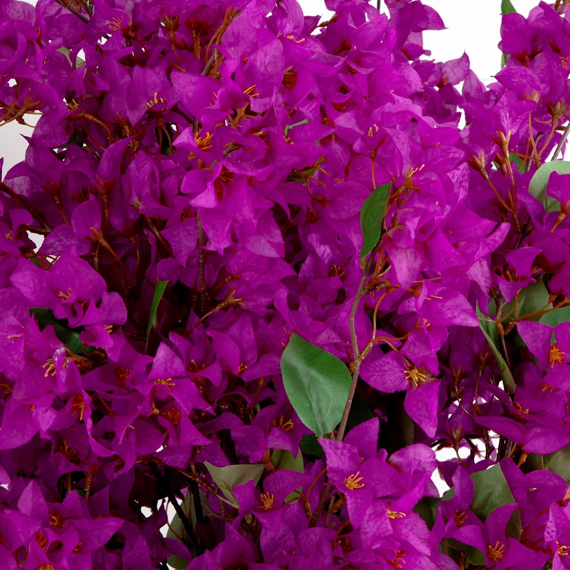 Signature Collection 41” Giant Bougainvillea Artificial Arrangement in Glass Vase - Image 13
