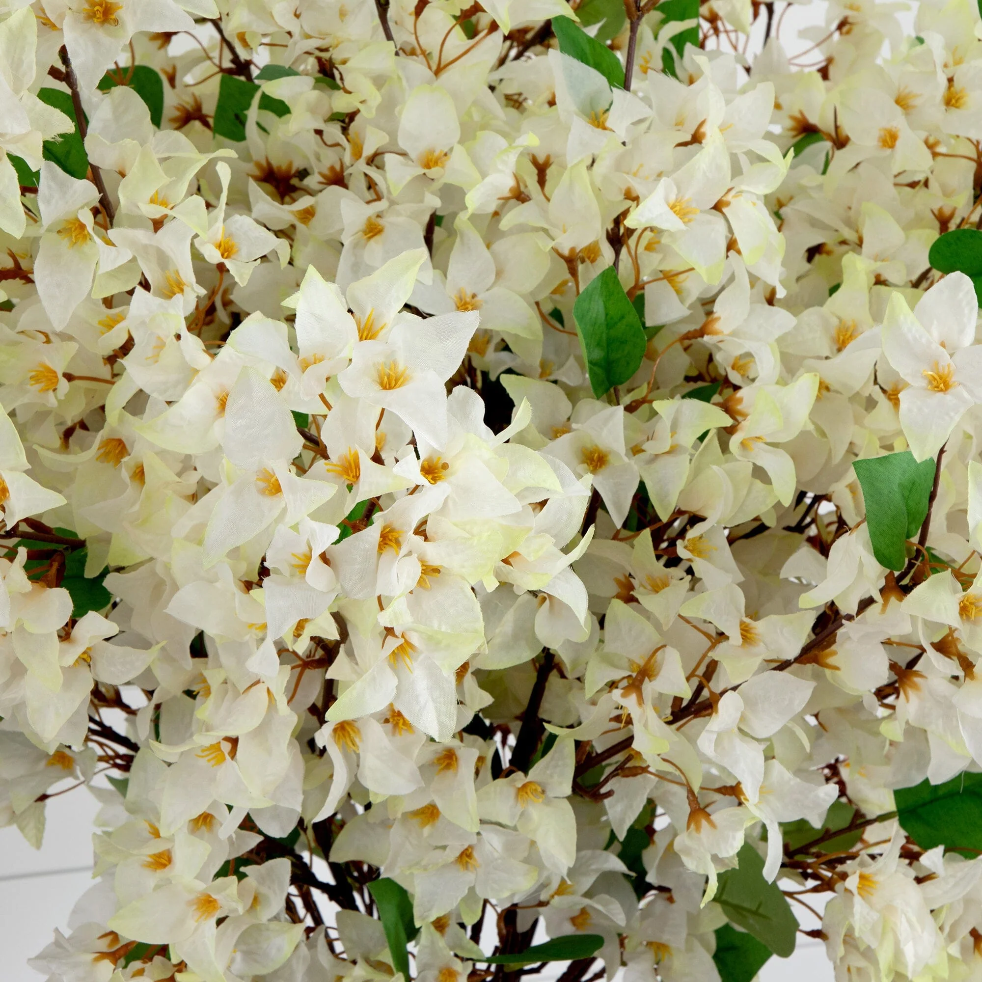 Signature Collection 41” Giant Bougainvillea Artificial Arrangement in Glass Vase - Image 8